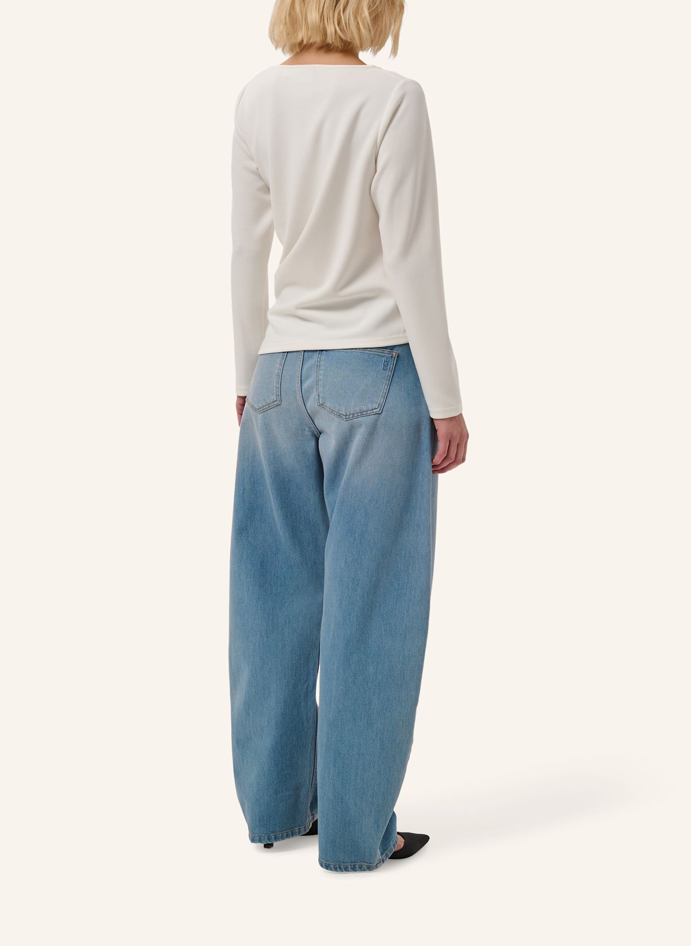 MY ESSENTIAL WARDROBE My Essential Wardrobe Bluse langarm MWHelle: WEISS