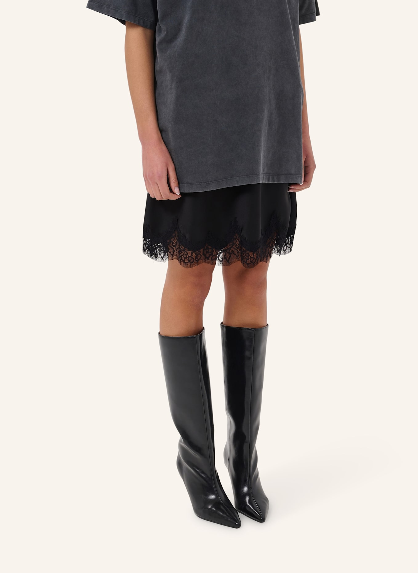 MY ESSENTIAL WARDROBE Minirock MWBRENDA: SCHWARZ