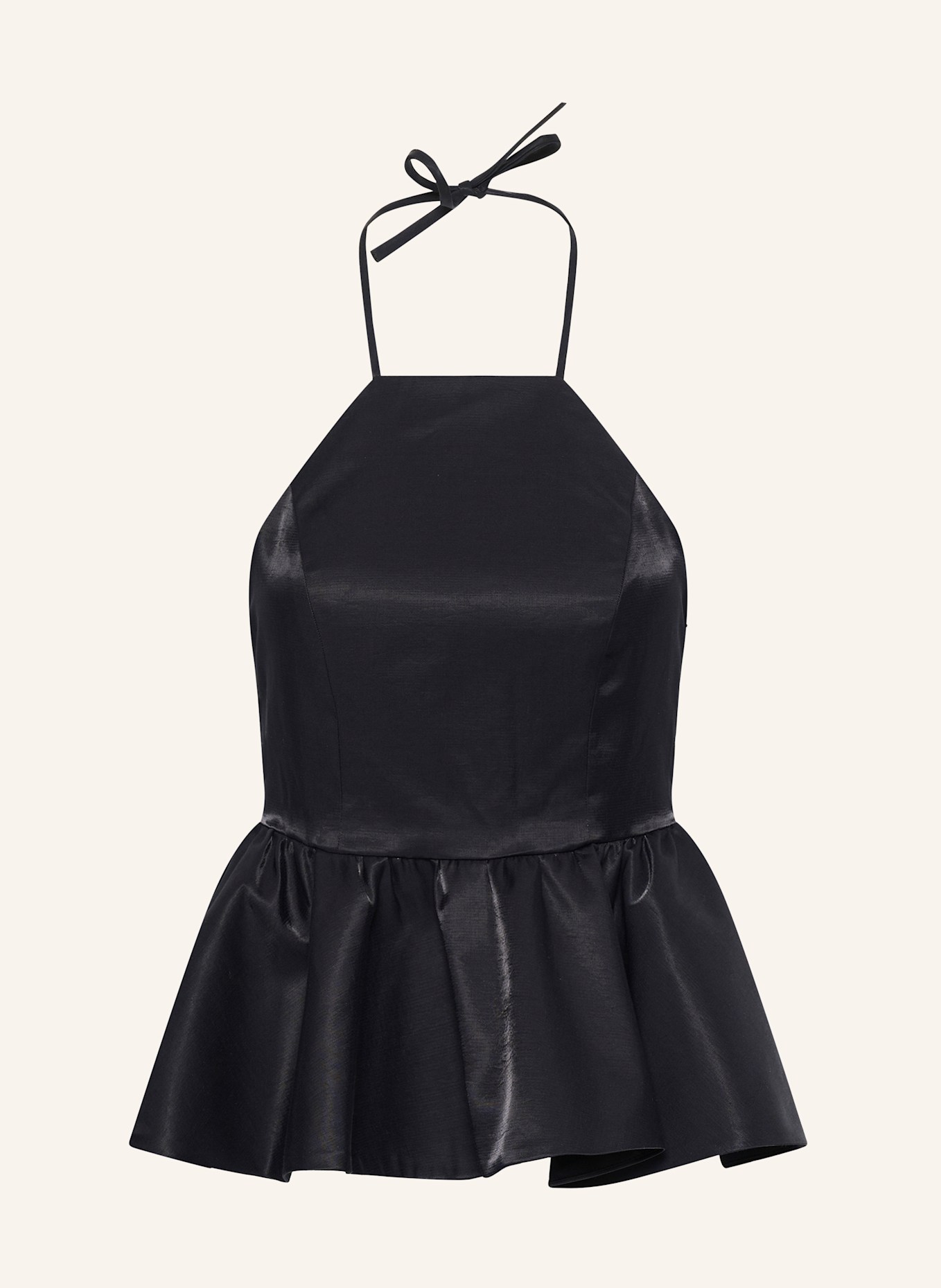 IVY OAK ÄRMELLOSE BLUSE IOTASMA: SCHWARZ