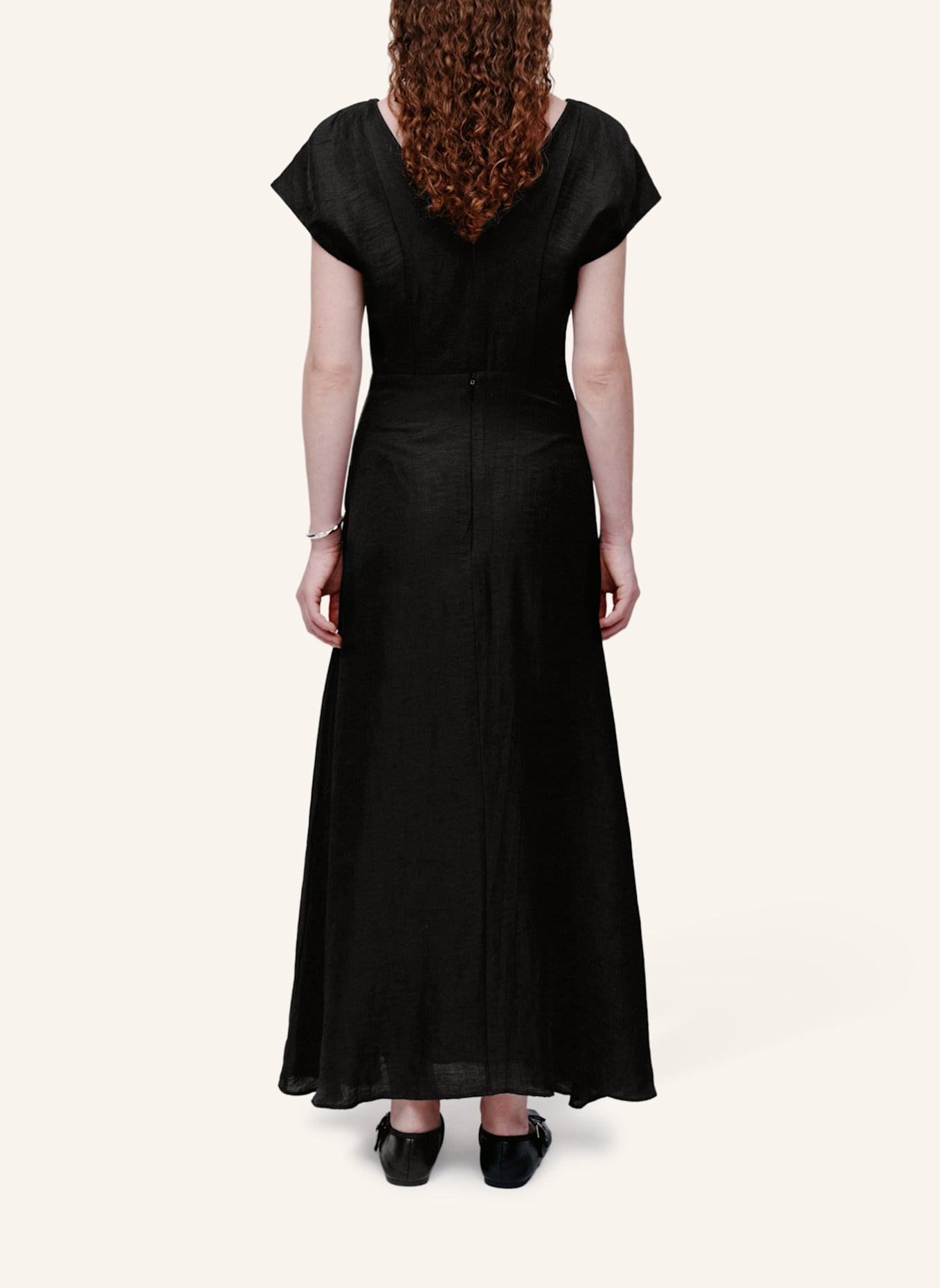 IVY OAK Maxikleid IOODELINE: SCHWARZ