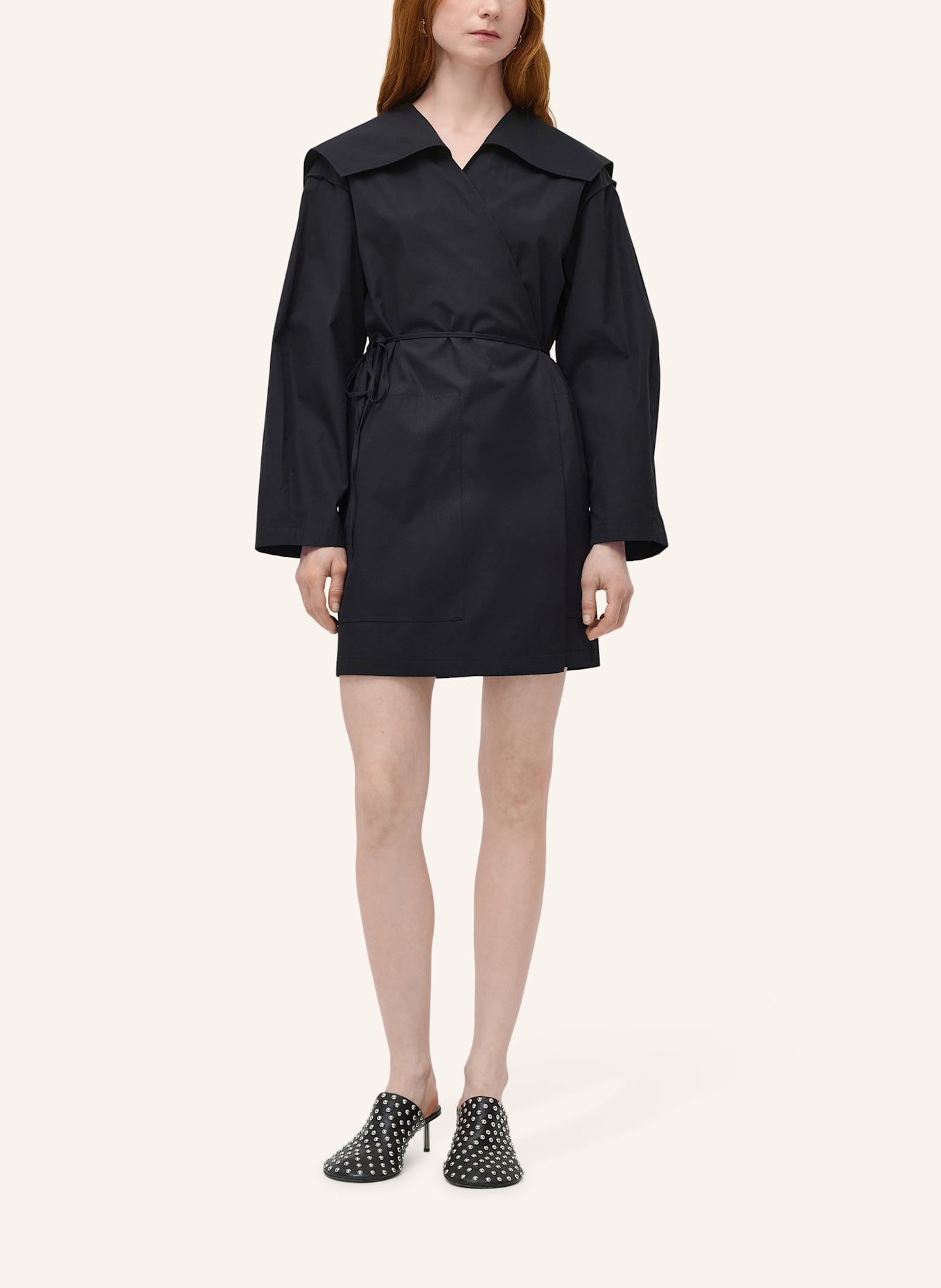 IVY OAK Wickelkleid IOODELA: SCHWARZ