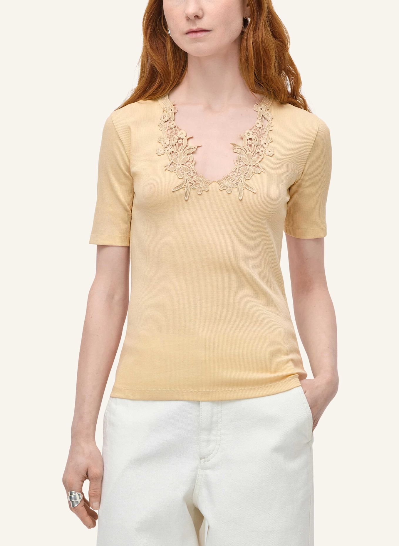 IVY OAK T-Shirt IOFAYDA: BEIGE