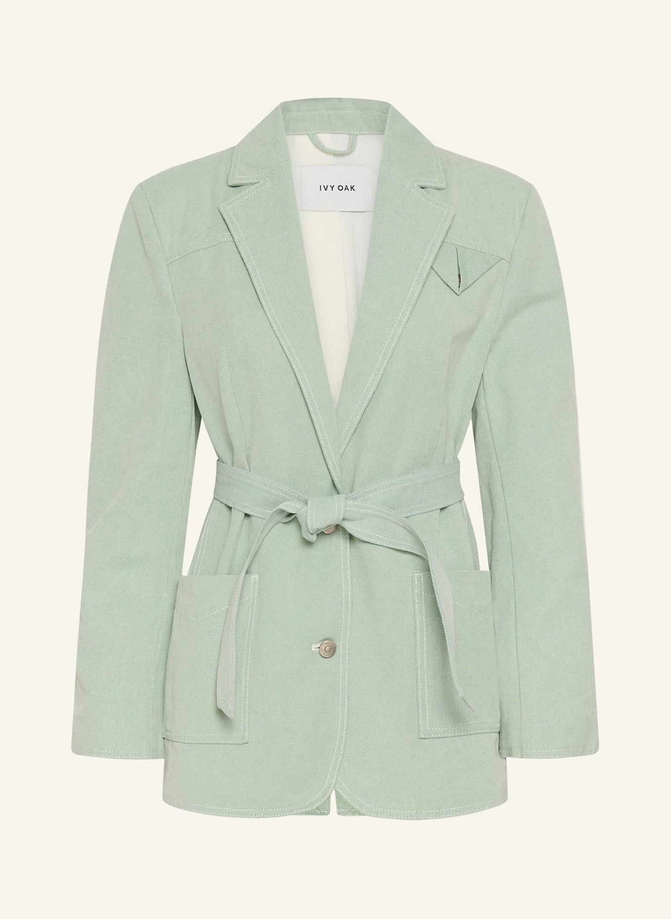 IVY OAK Jeansjacke IOJEANETTE: GRÜN