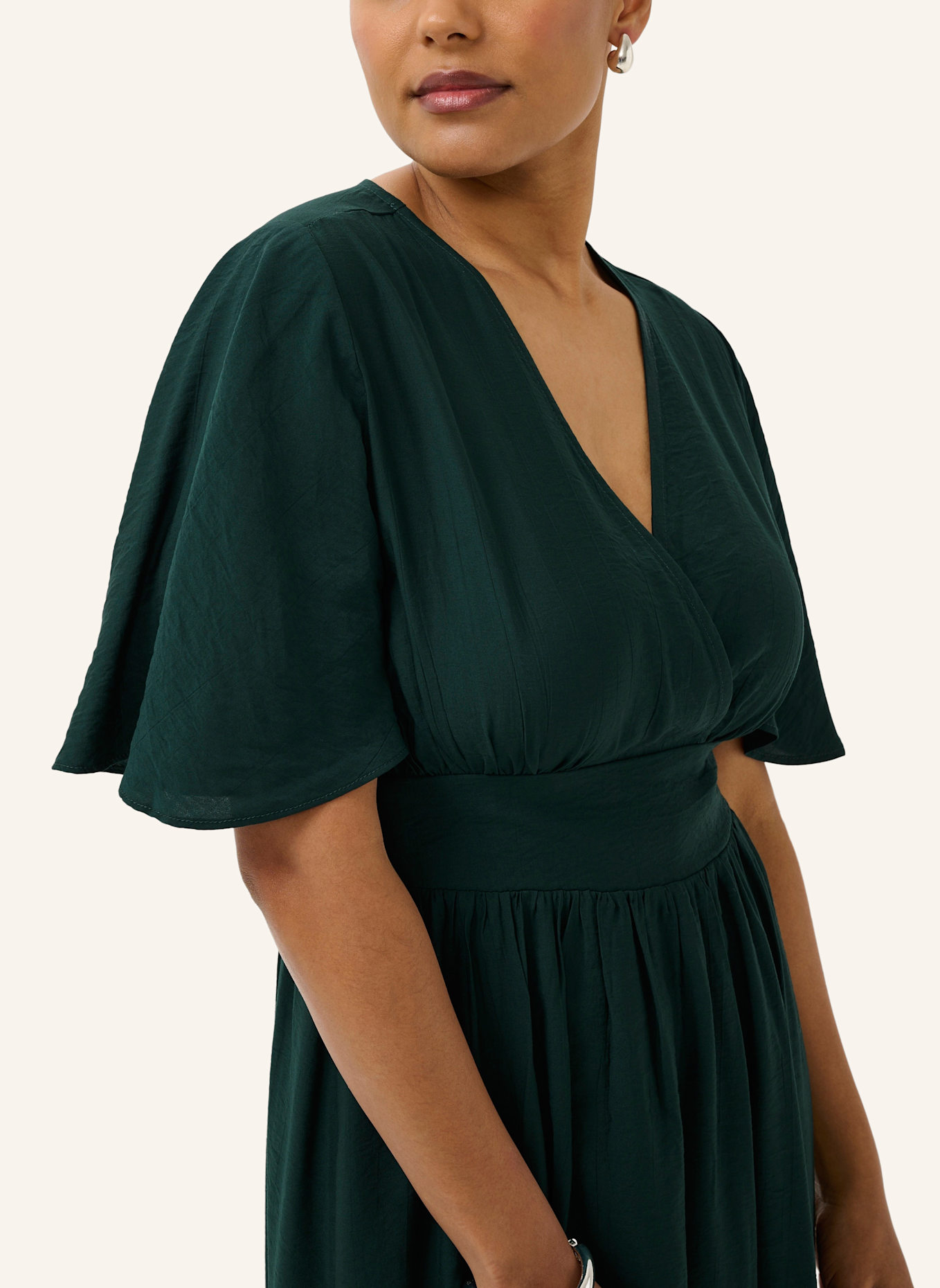 KAFFE Maxikleid KASIRENA: GRÜN