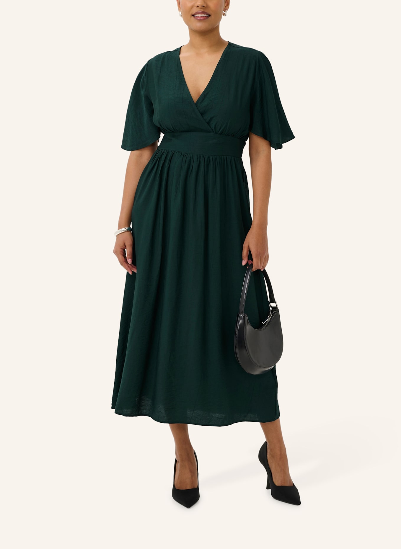 KAFFE Maxikleid KASIRENA: GRÜN