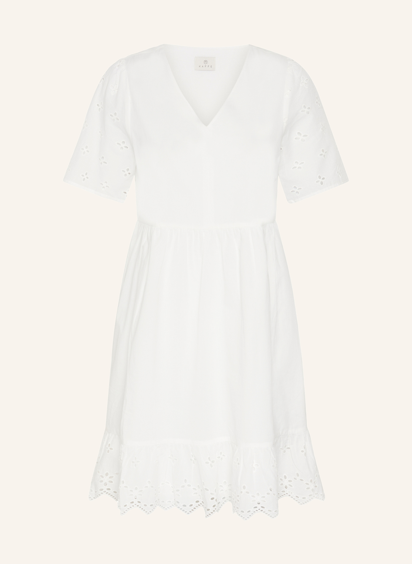 KAFFE Sommerkleid KAMOLLY: WEISS