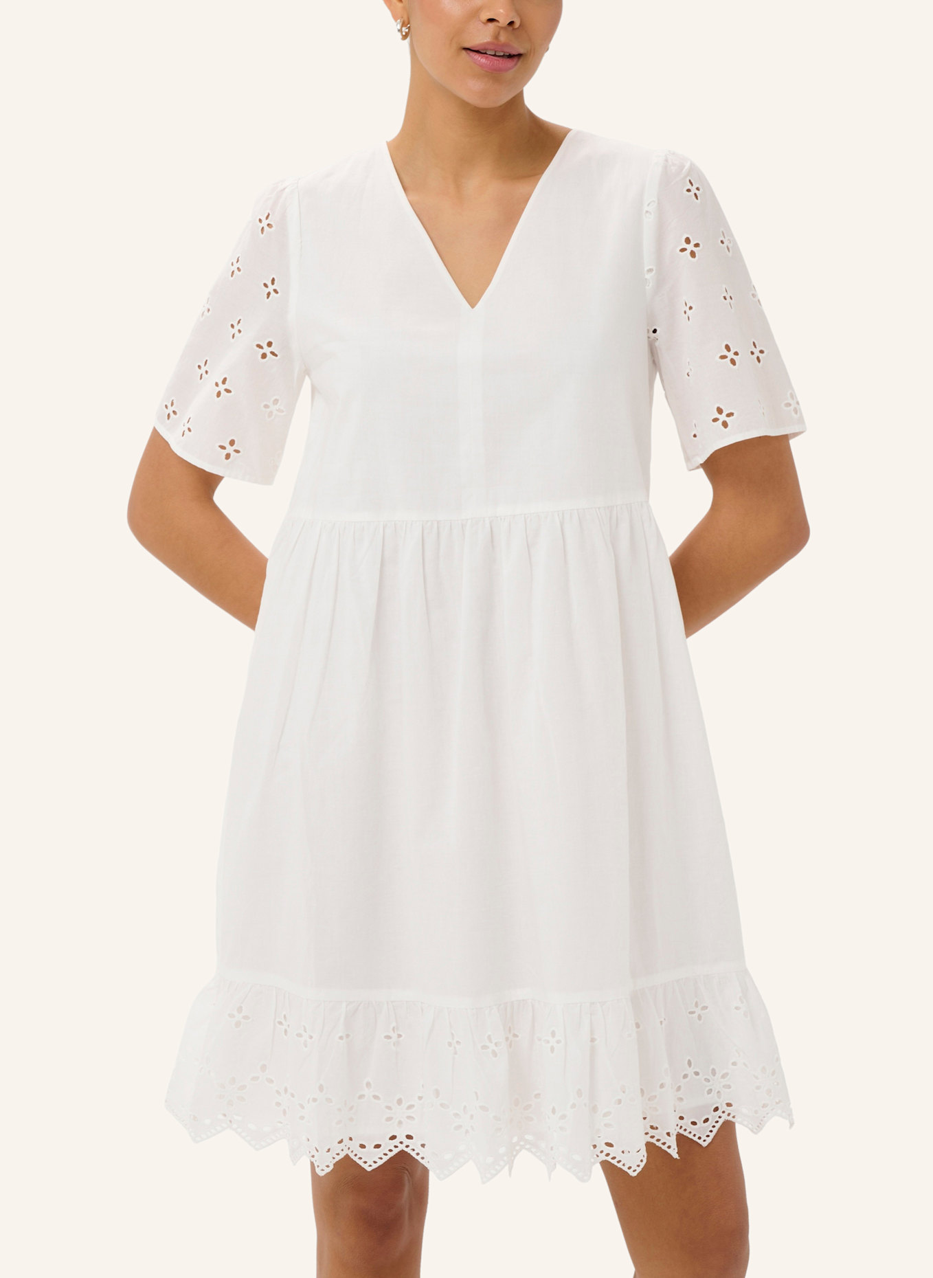 KAFFE Sommerkleid KAMOLLY: WEISS