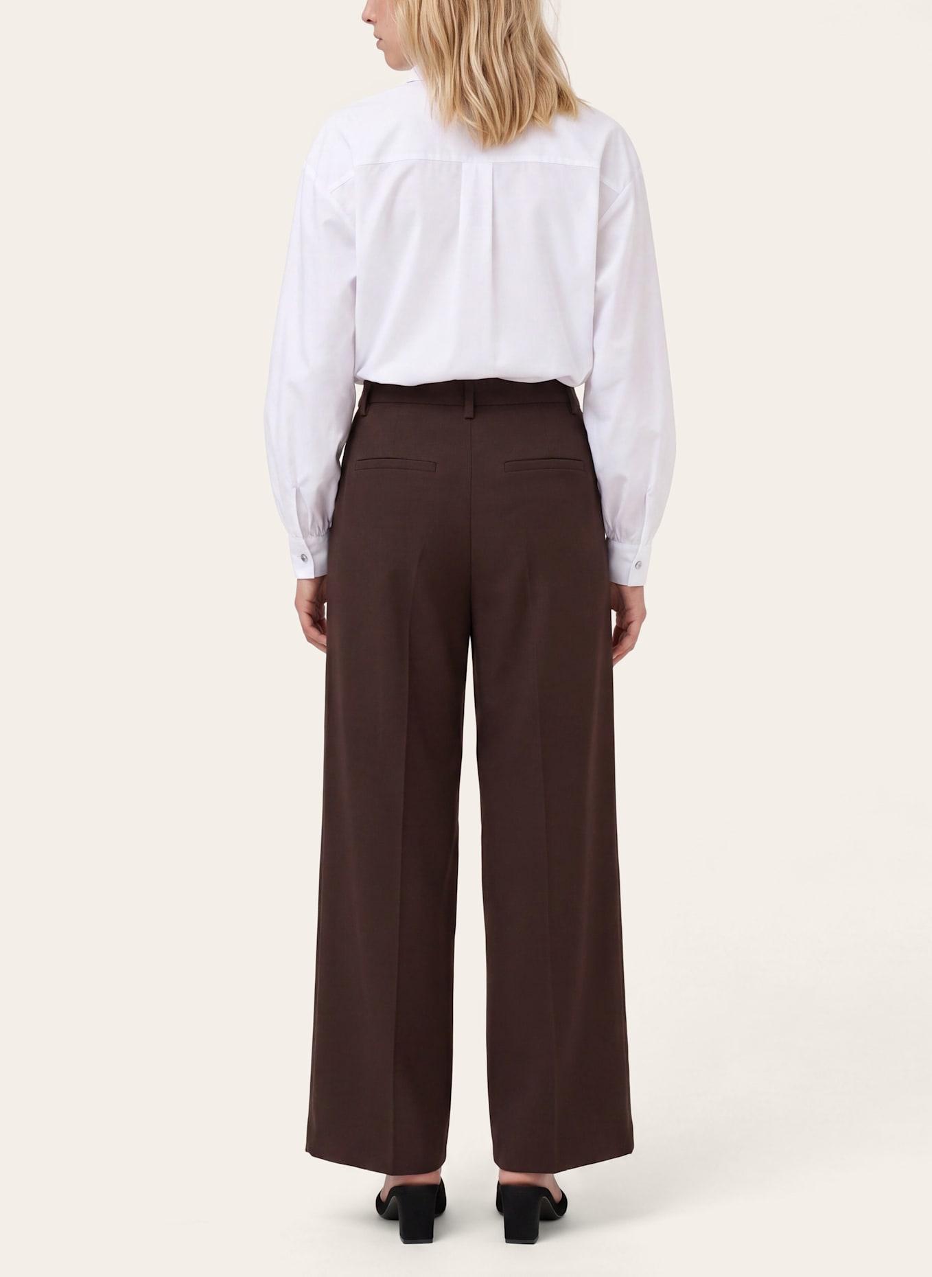 KAFFE Marlenehose KALIMA: BRAUN