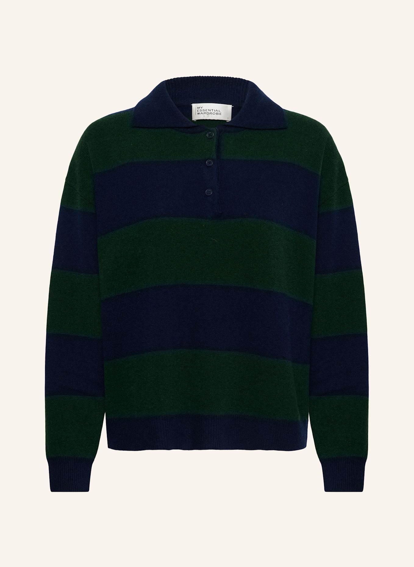 MY ESSENTIAL WARDROBE Strick-Poloshirt MWJOLA: BRAUN