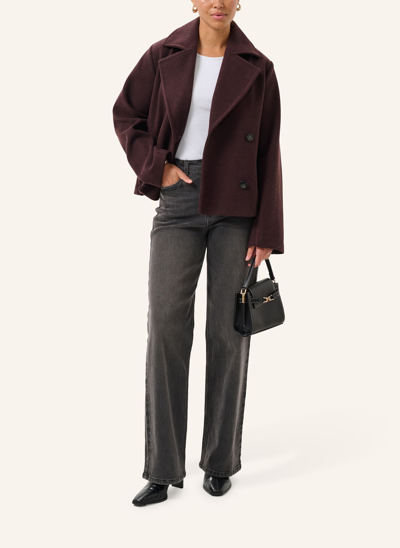 KAFFE Trench-Jacke KASATURN: ROT
