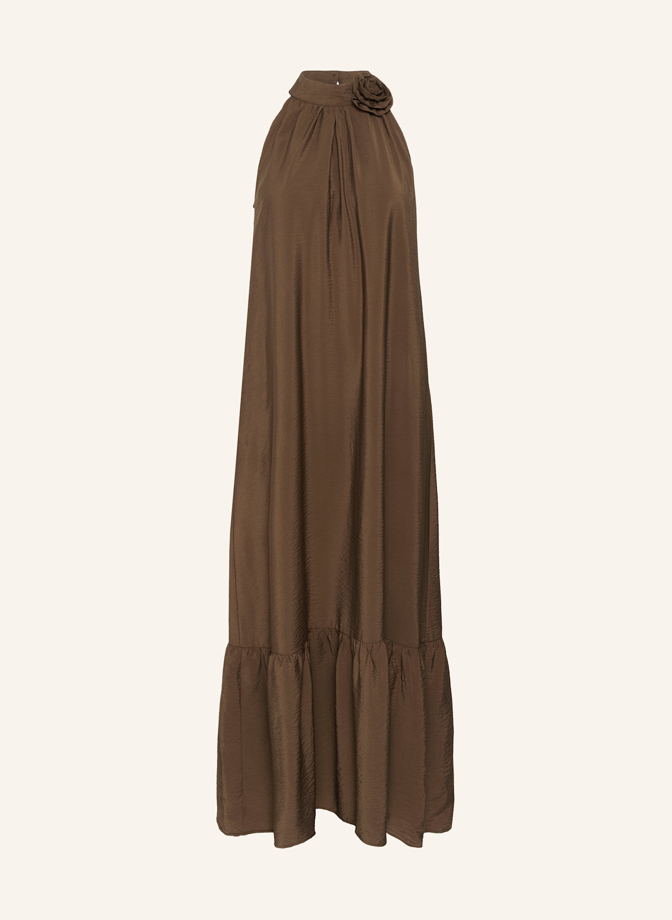 KAFFE Maxikleid KAGILDA: BRAUN
