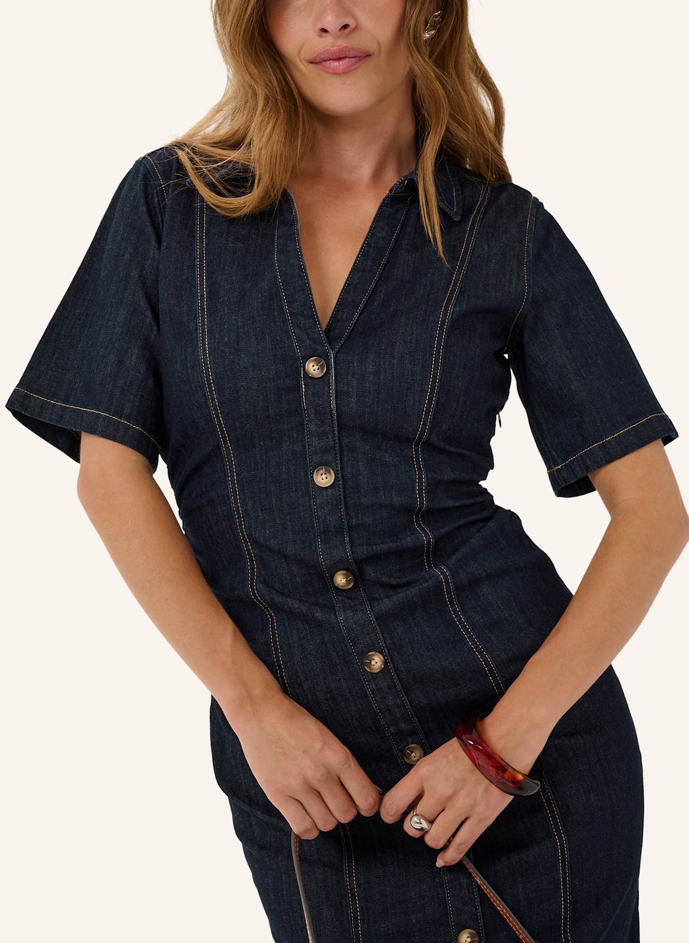 KAFFE Jeanskleid KAMOLLY: BLAU