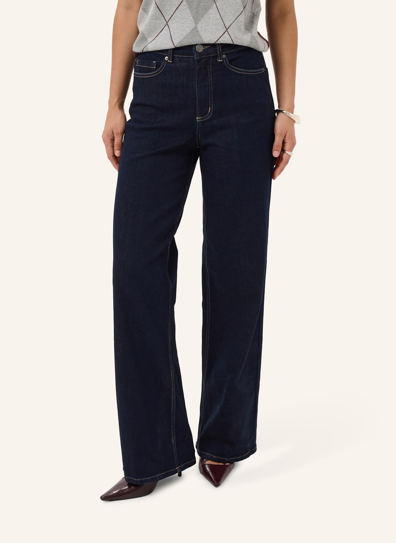 KAFFE Jeans KAMEADOW: BLAU
