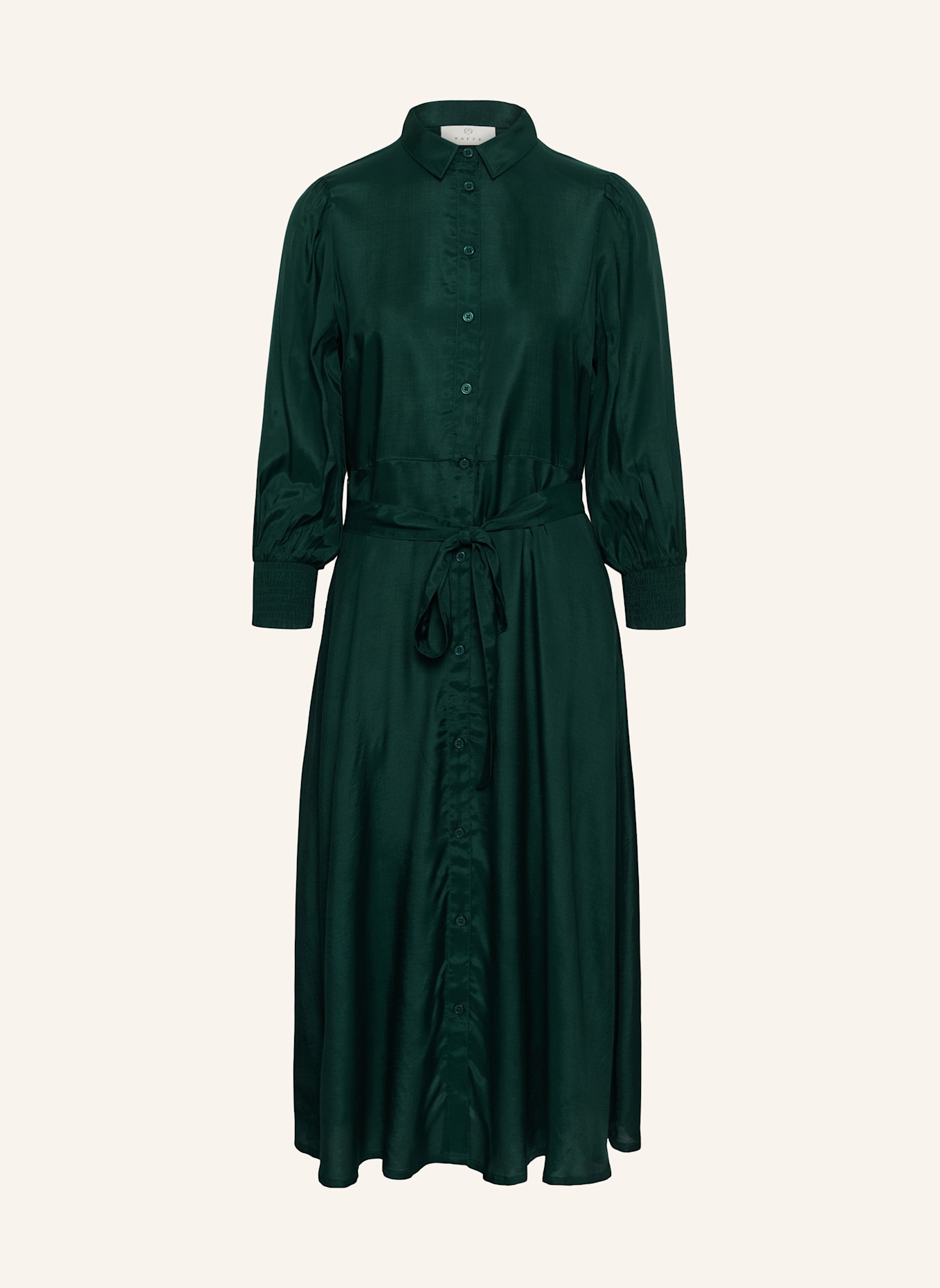 KAFFE Midikleid KAEMINE OLINE: GRÜN