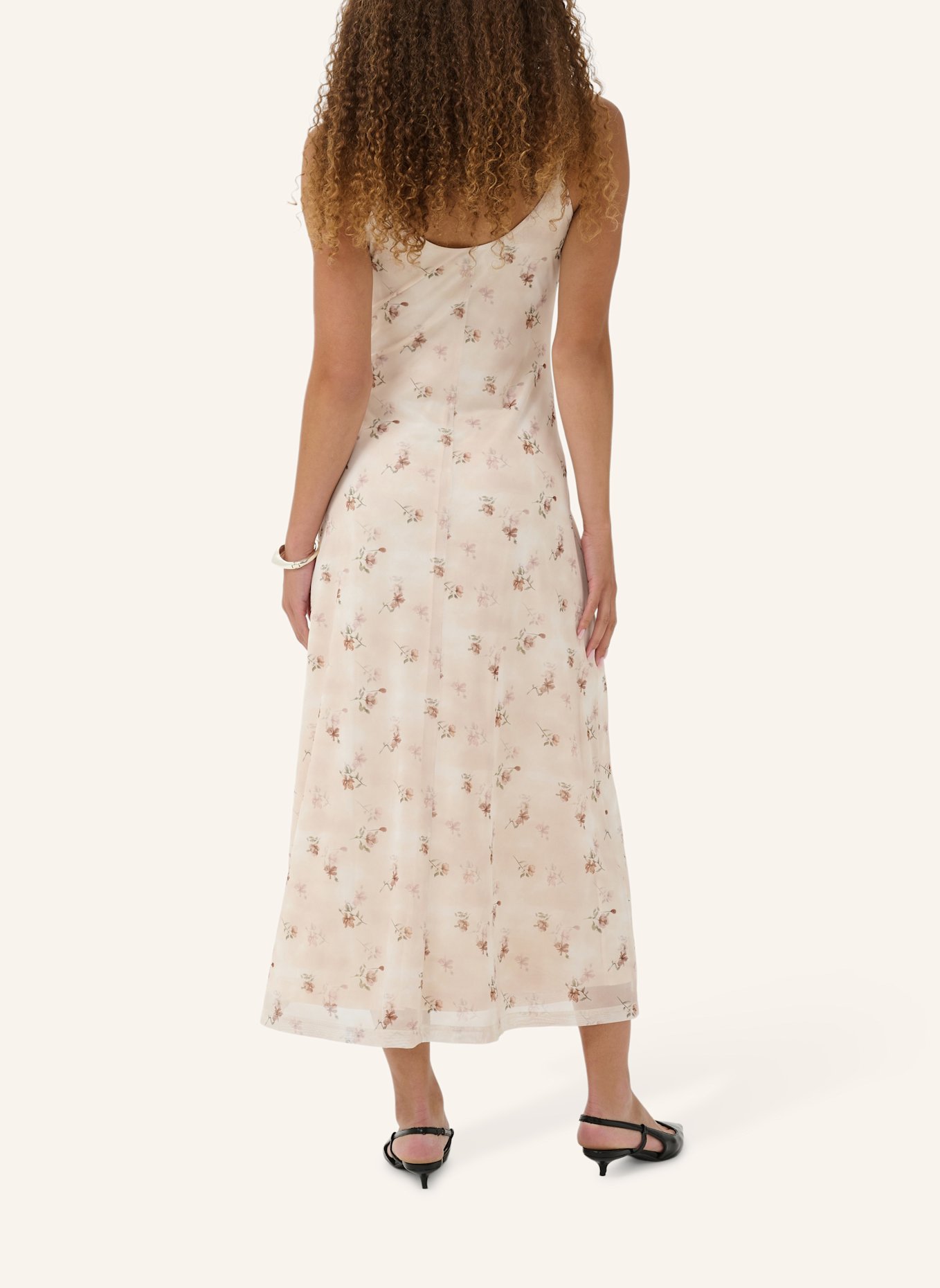 KAFFE Maxikleid KABLAIR: WEISS