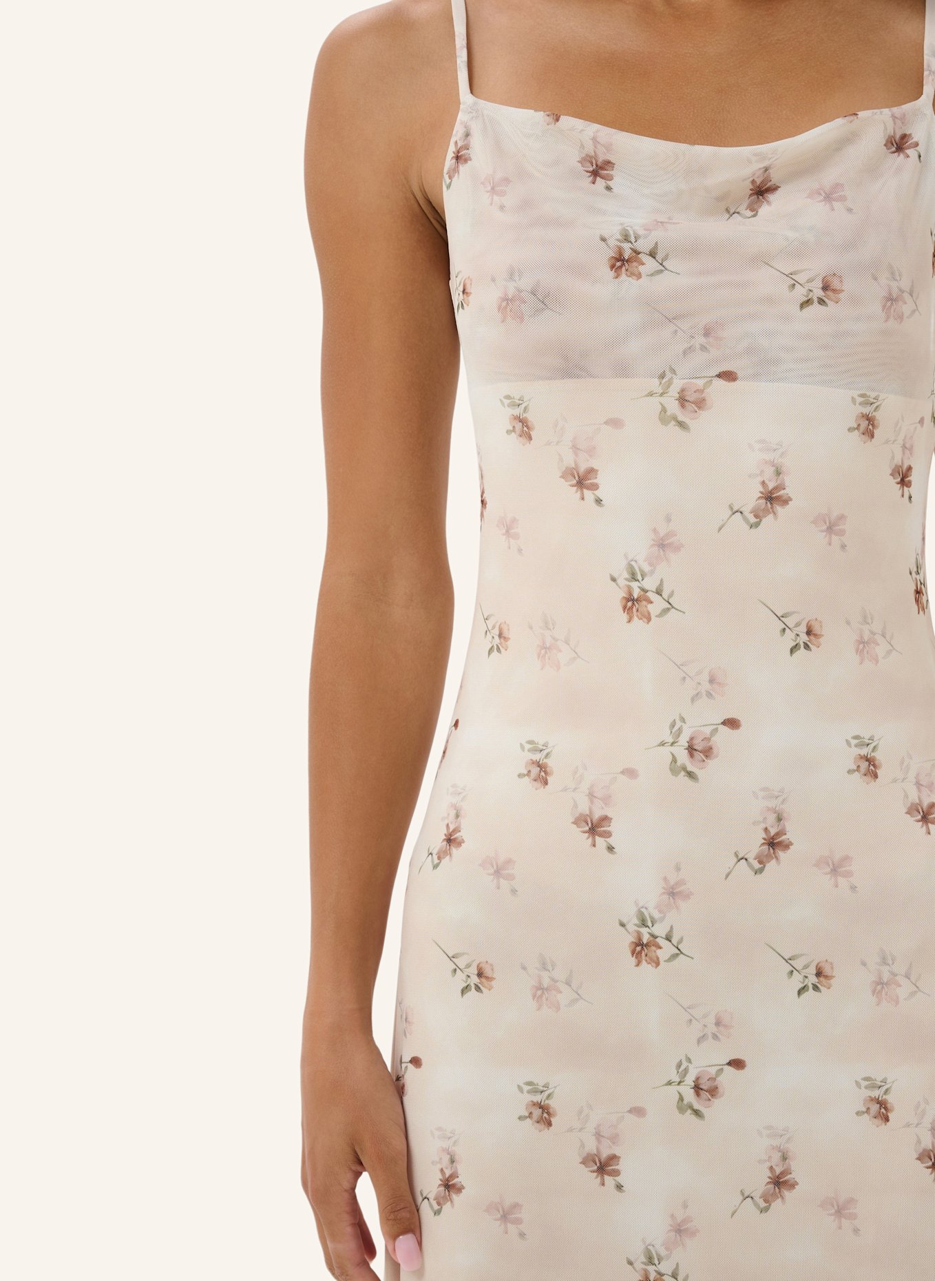 KAFFE Maxikleid KABLAIR: WEISS