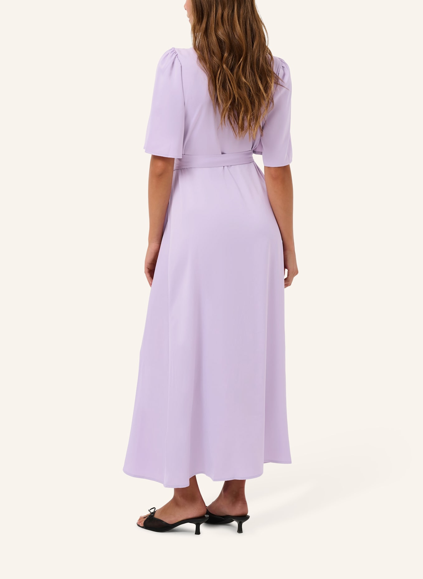 KAFFE Wickelkleid KASADIE: LILA