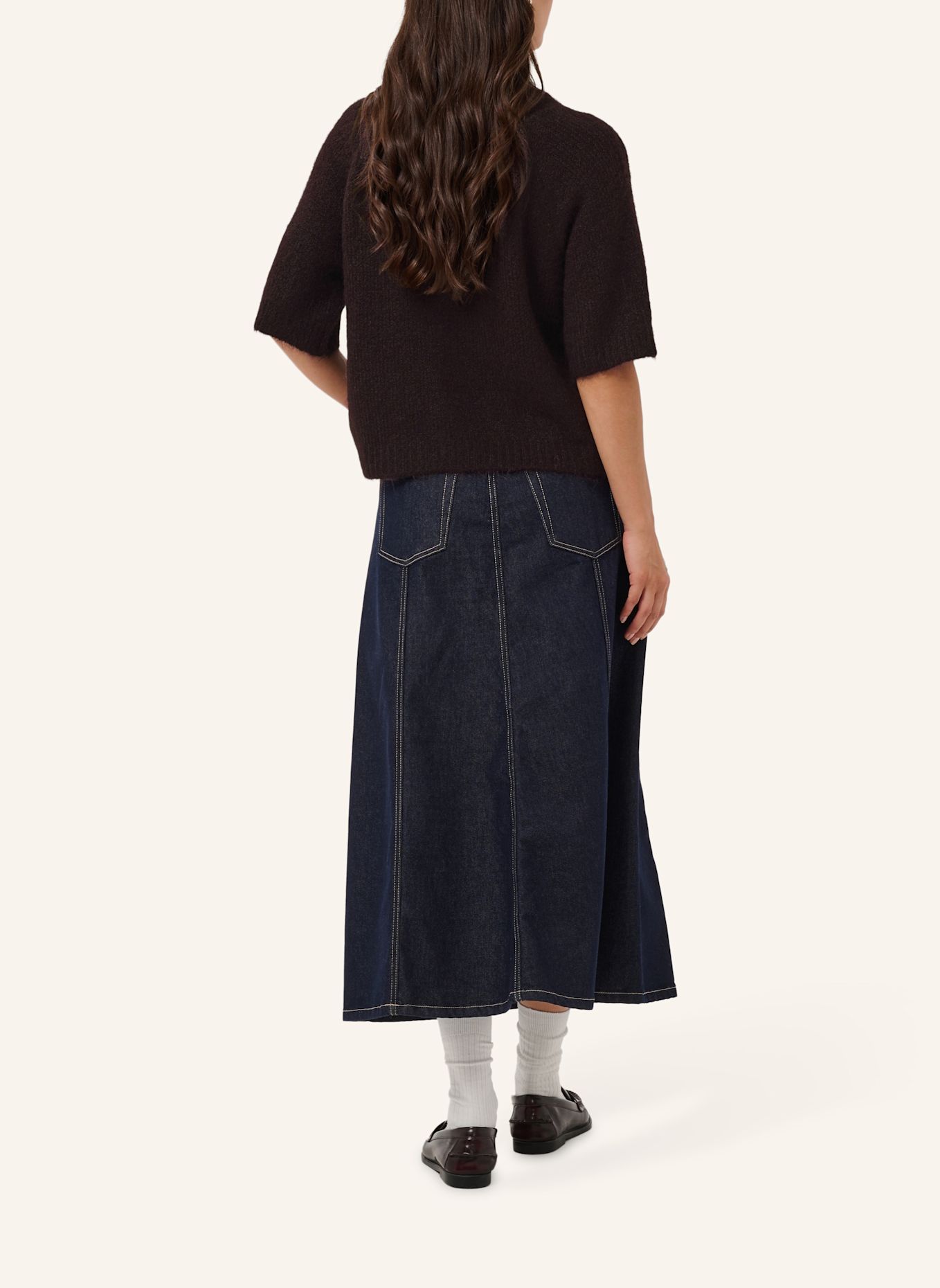KAFFE Strickshirt KAEMILIE: BRAUN