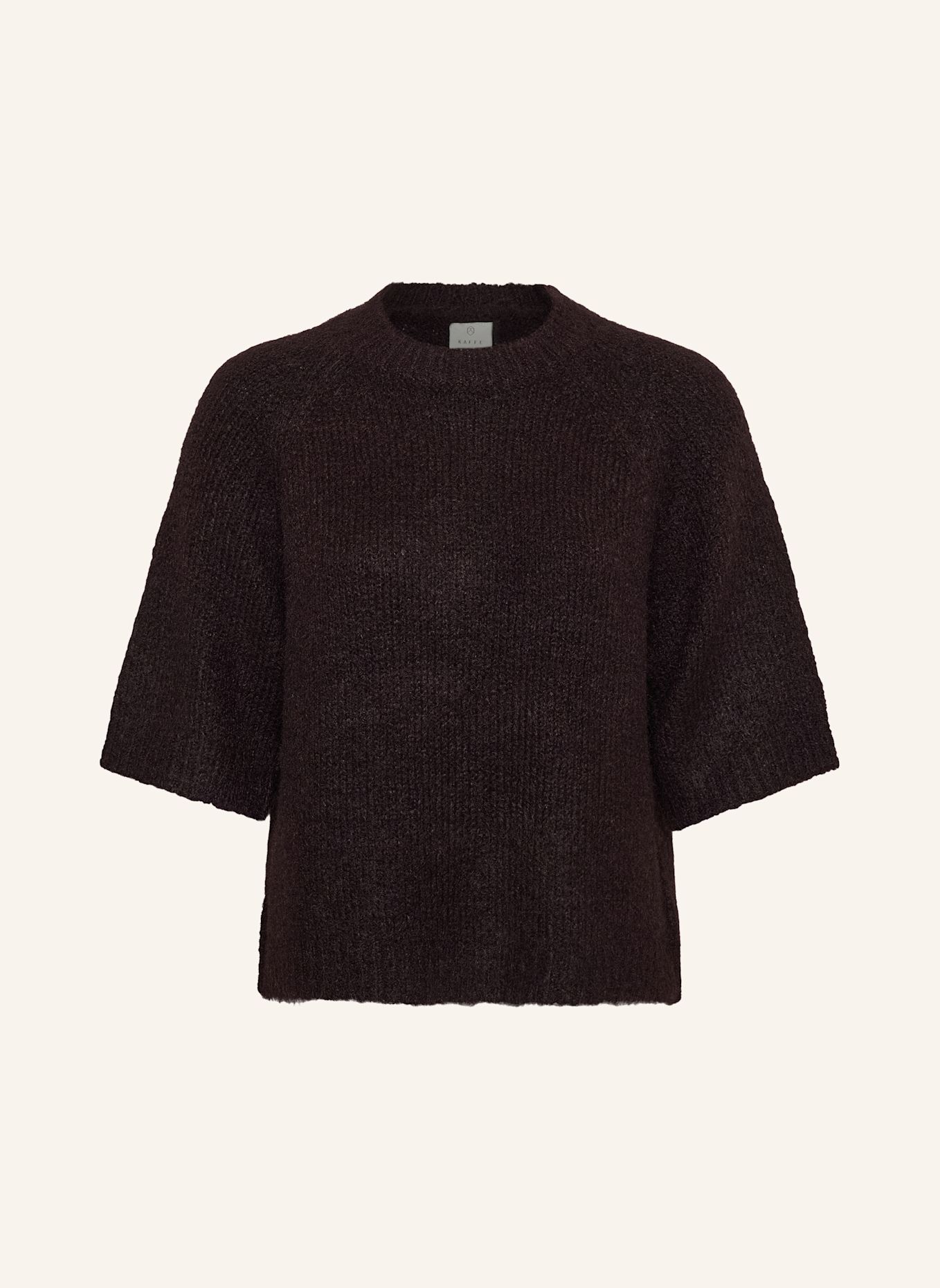 KAFFE Strickshirt KAEMILIE: BRAUN