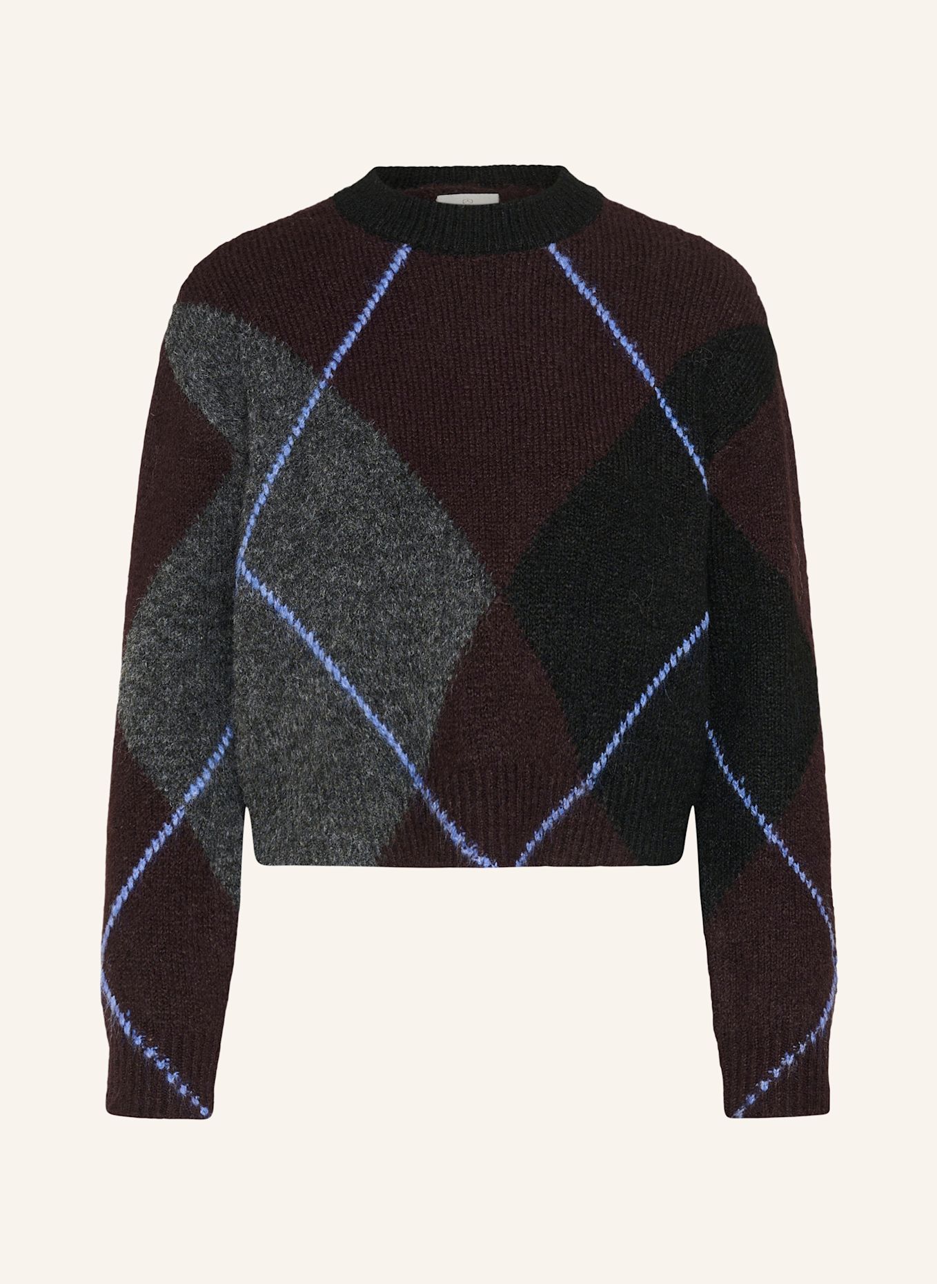 KAFFE Strickshirt KAGRITH: GRAU
