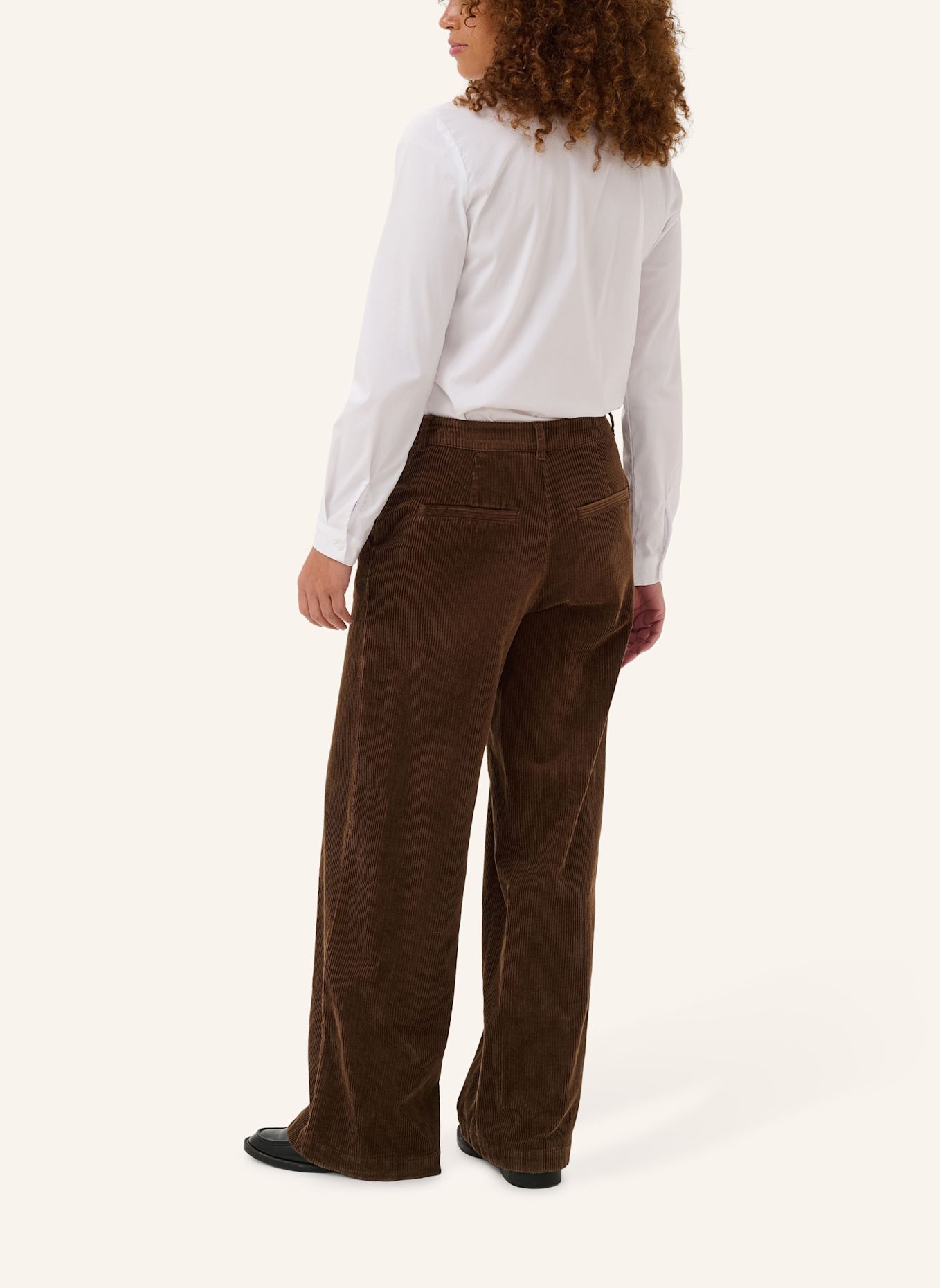 KAFFE Marlenehose KASELLA: BRAUN
