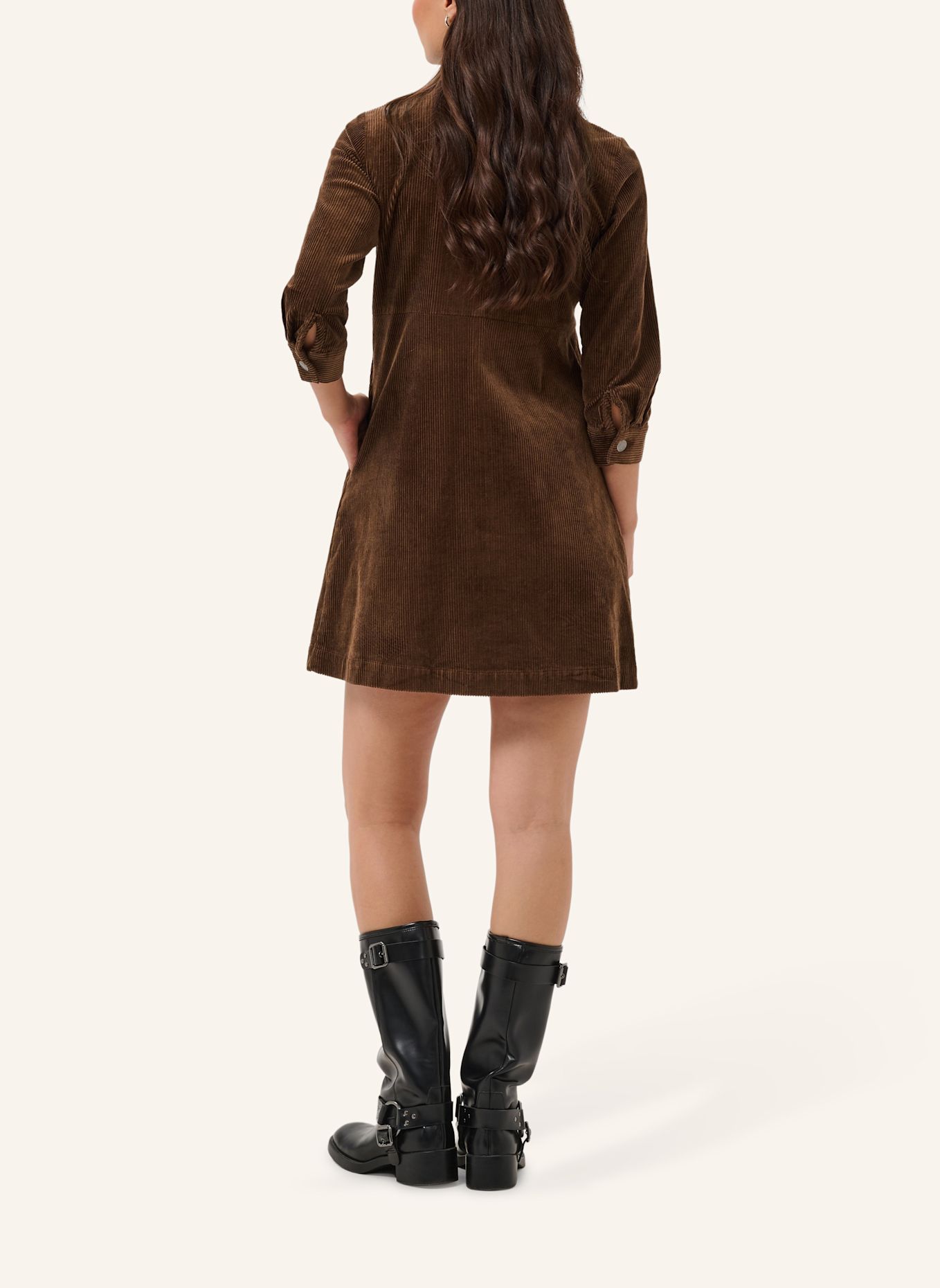 KAFFE Minikleid KASELLA: BRAUN