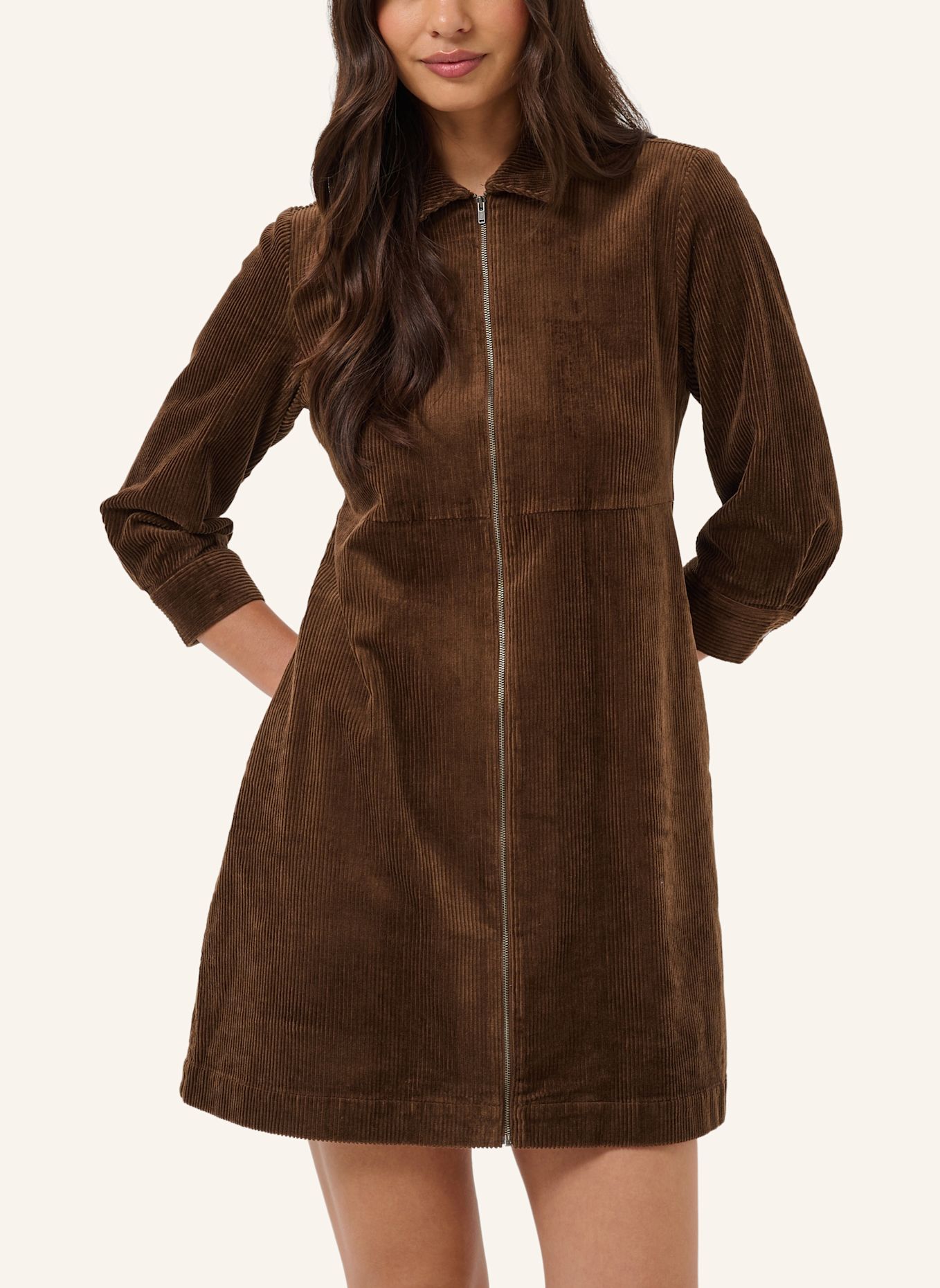 KAFFE Minikleid KASELLA: BRAUN