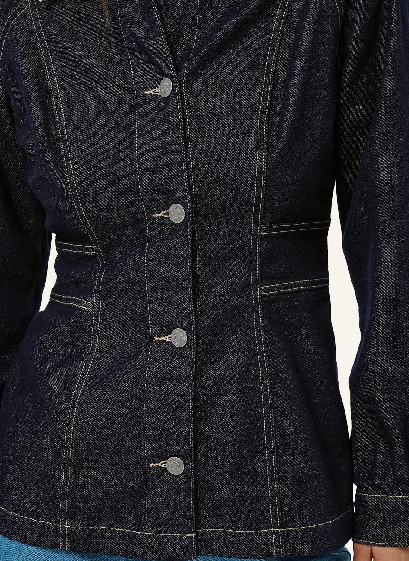 KAFFE Jeansbluse KAGHITA: BLAU