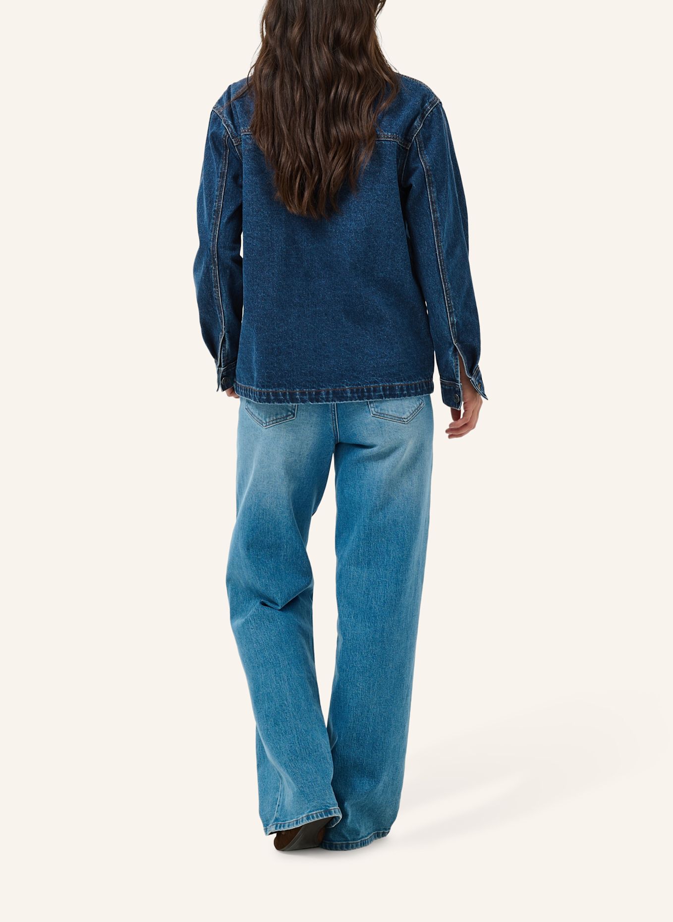 KAFFE Jeansjacke KAGORDIE: BLAU