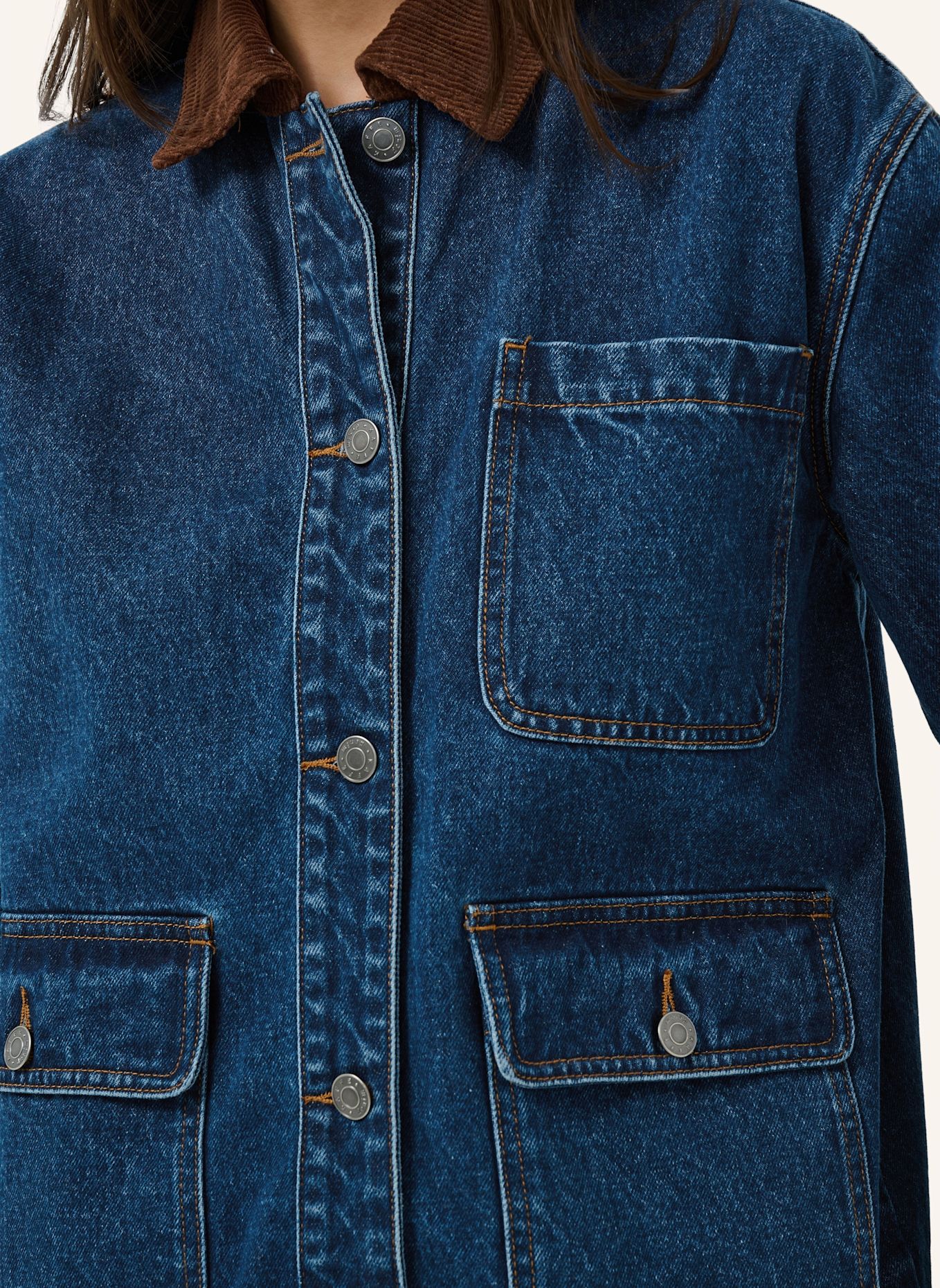 KAFFE Jeansjacke KAGORDIE: BLAU
