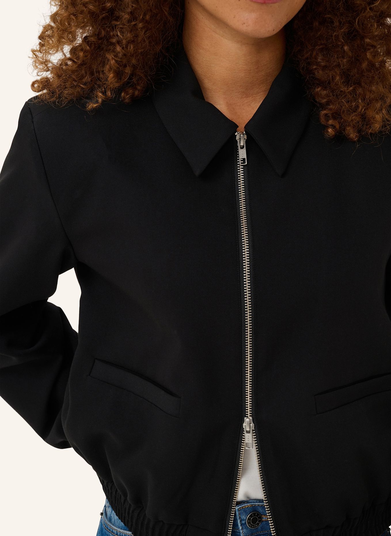 KAFFE Blouson KASAKURA: SCHWARZ