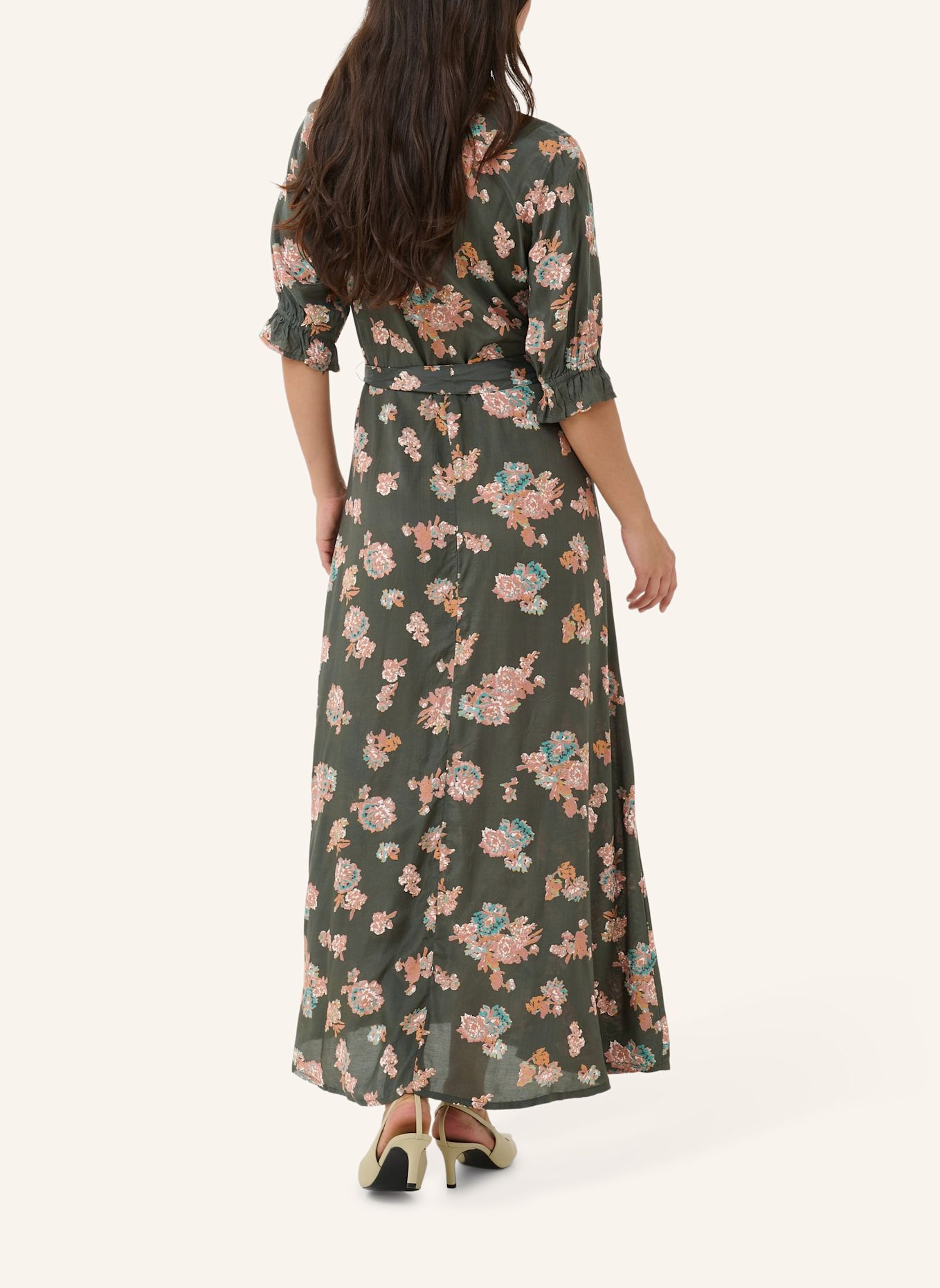 KAFFE Maxikleid KAVELANA: GRÜN