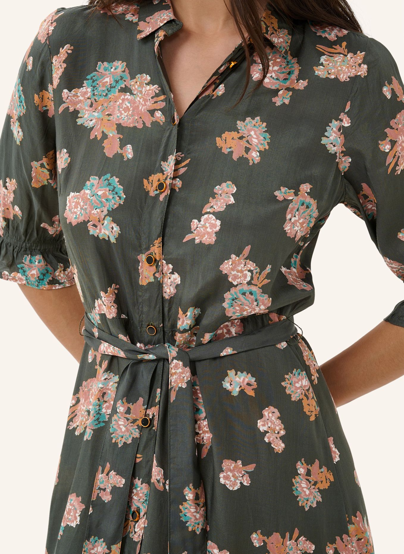 KAFFE Maxikleid KAVELANA: GRÜN