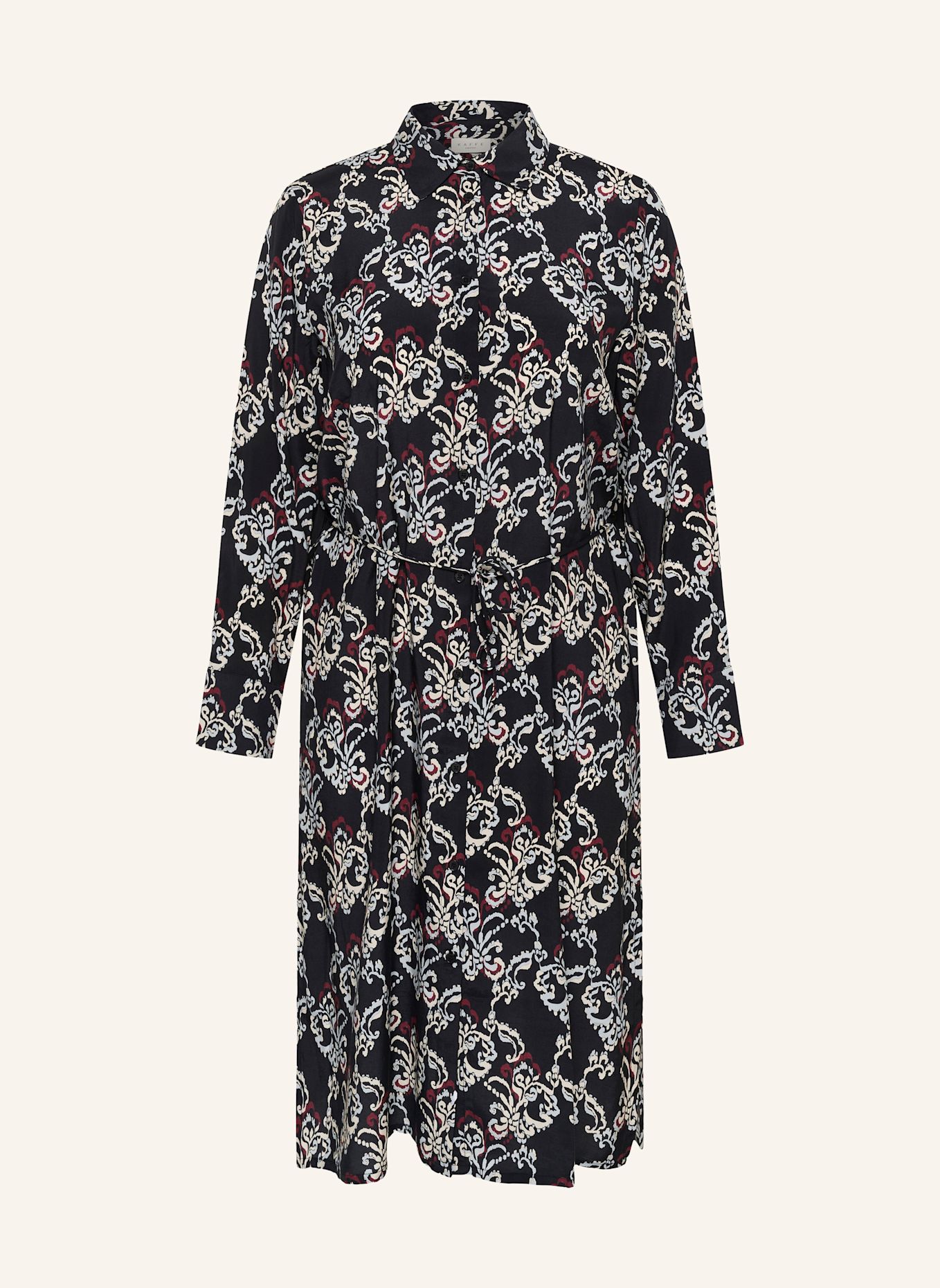 KAFFE curve Hemdblusenkleid KCHIPE: SCHWARZ