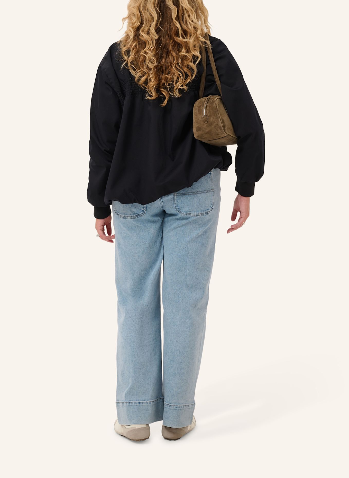 KAFFE curve Blouson KCLEE: SCHWARZ