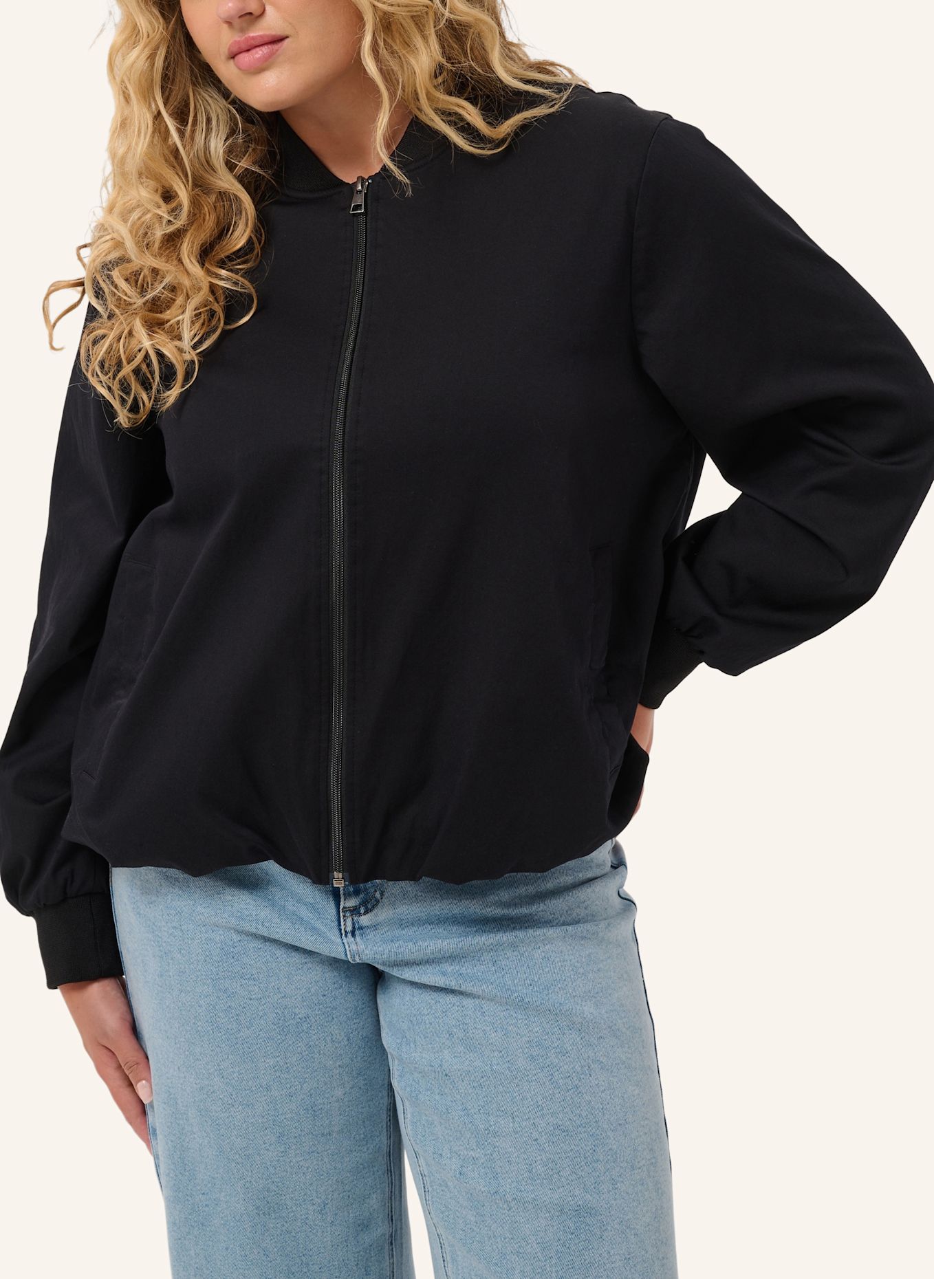 KAFFE curve Blouson KCLEE: SCHWARZ