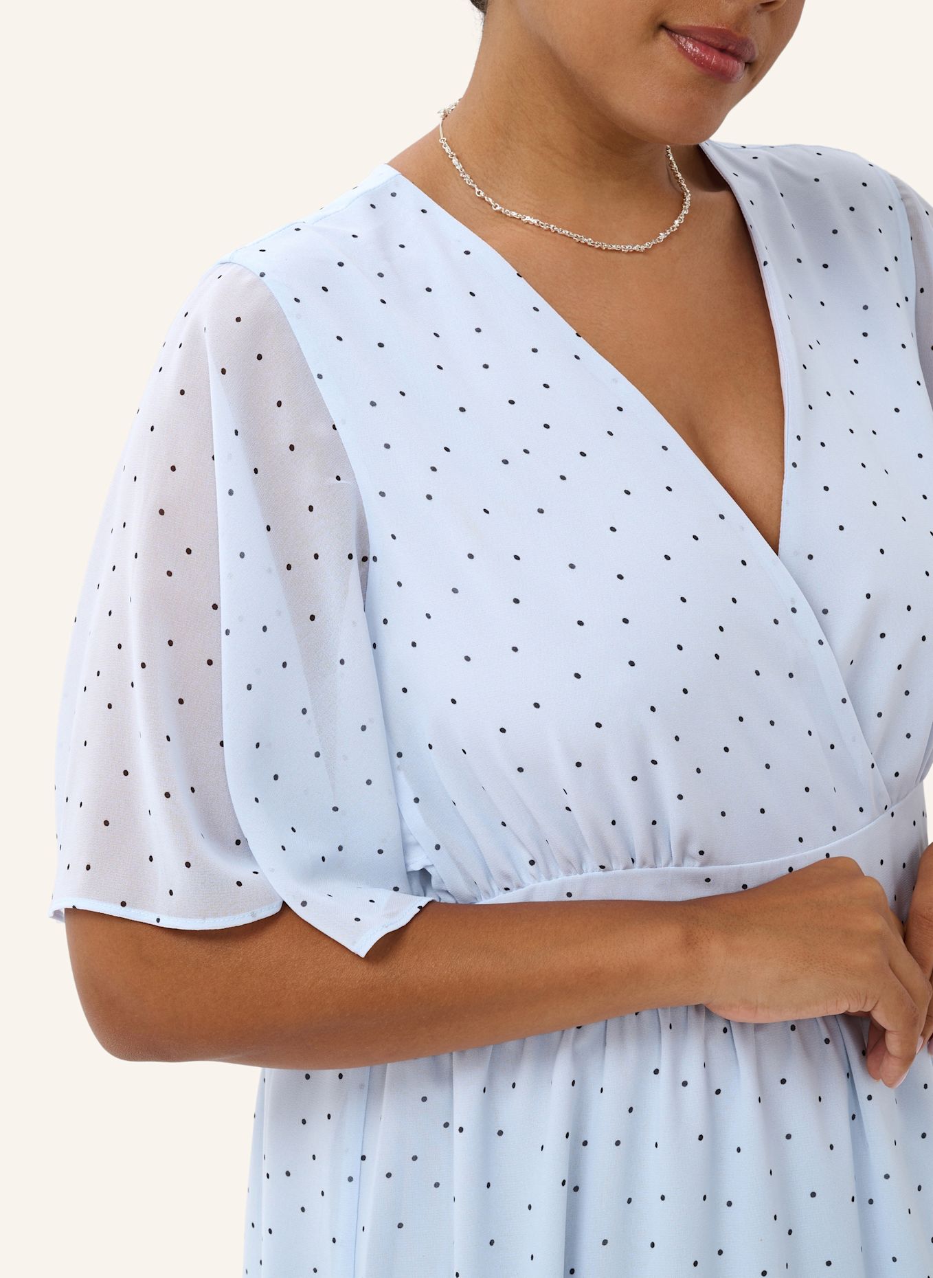 KAFFE curve Maxikleid KCLORY: BLAU