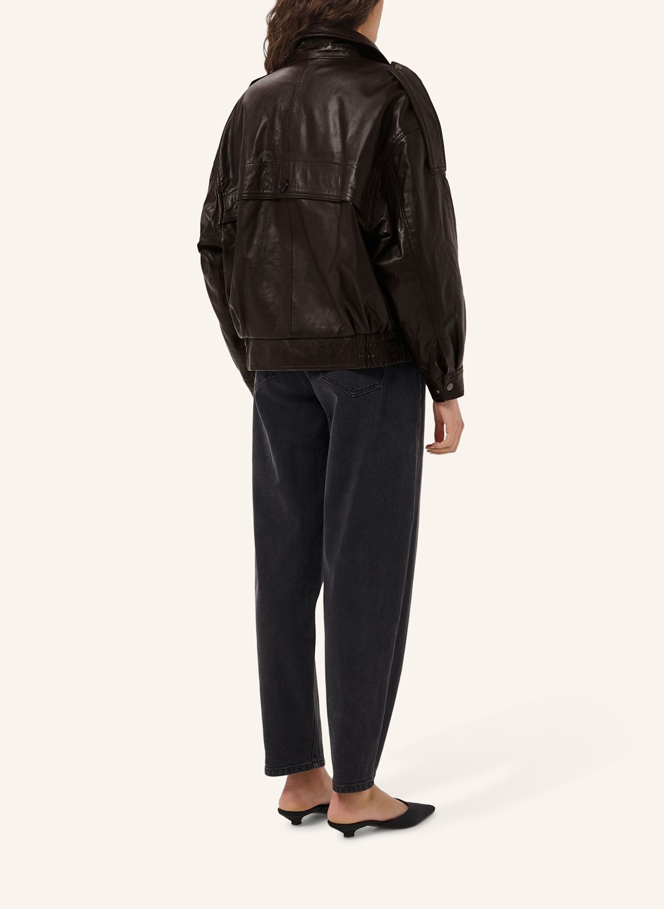 MY ESSENTIAL WARDROBE Lederjacke JACKIEMW: BRAUN