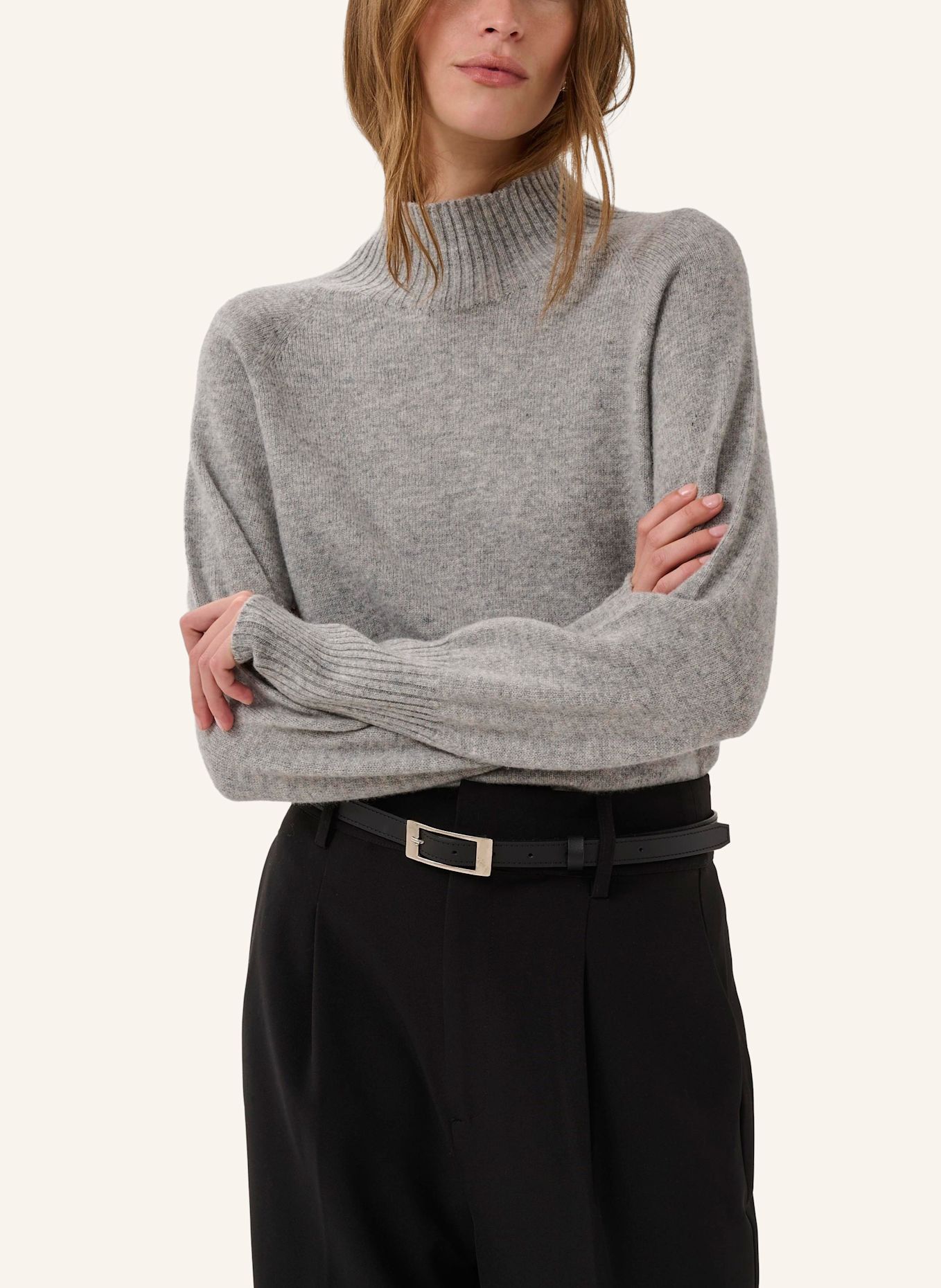MY ESSENTIAL WARDROBE Pullover THEKNIT: HELLGRAU