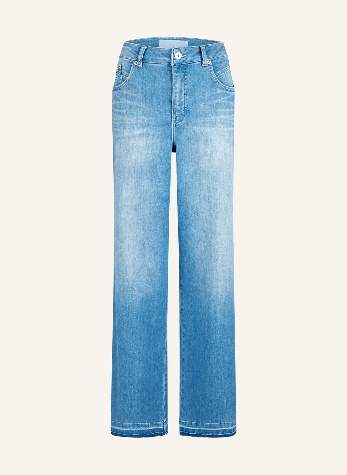 MARC AUREL Wide-Leg-Jeans, Farbe: BLAU (Bild 1)