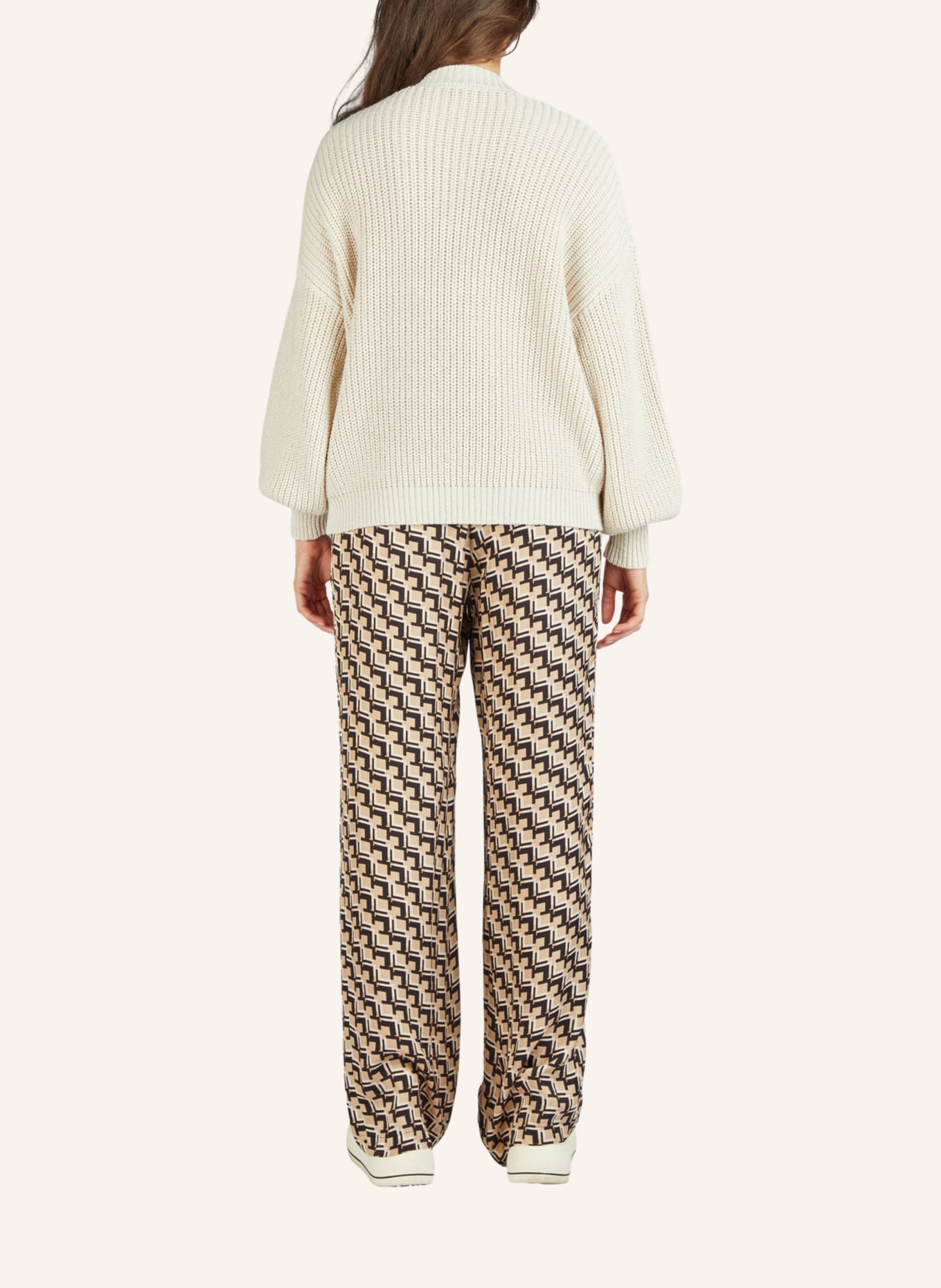 MARC AUREL V-Ausschnitt-Pullover, Farbe: BEIGE (Bild 2)