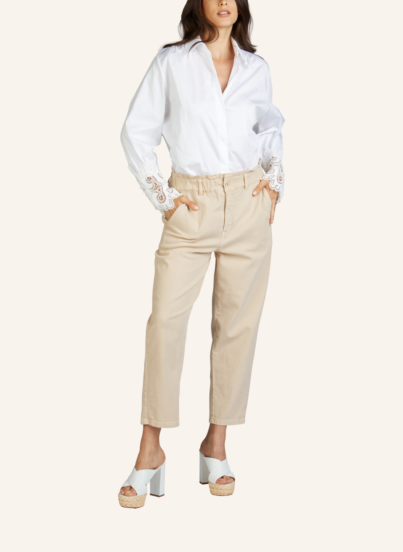 MARC AUREL Jeans, Farbe: BEIGE (Bild 4)
