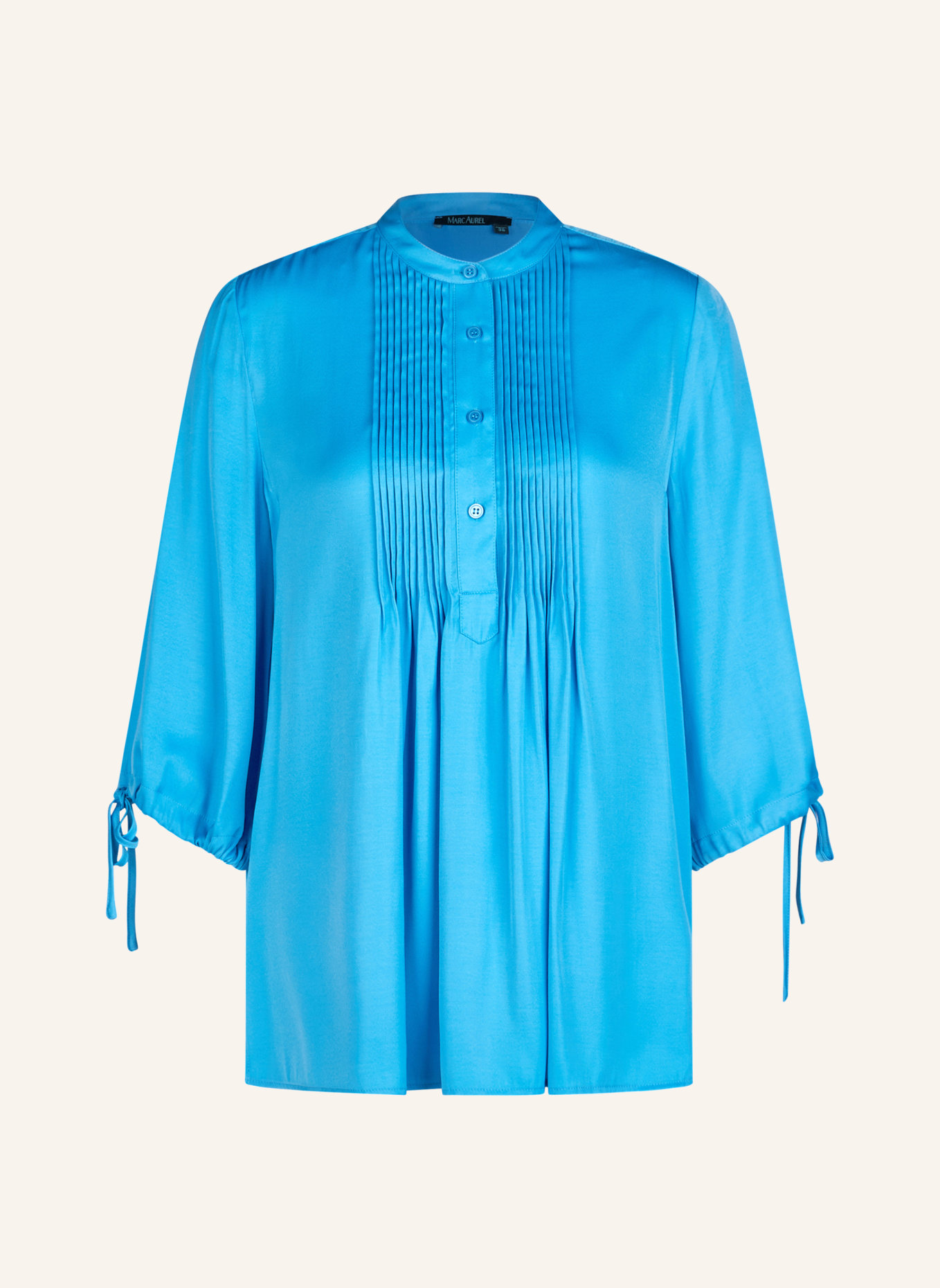 MARC AUREL Satin-Bluse, Farbe: BLAU (Bild 1)
