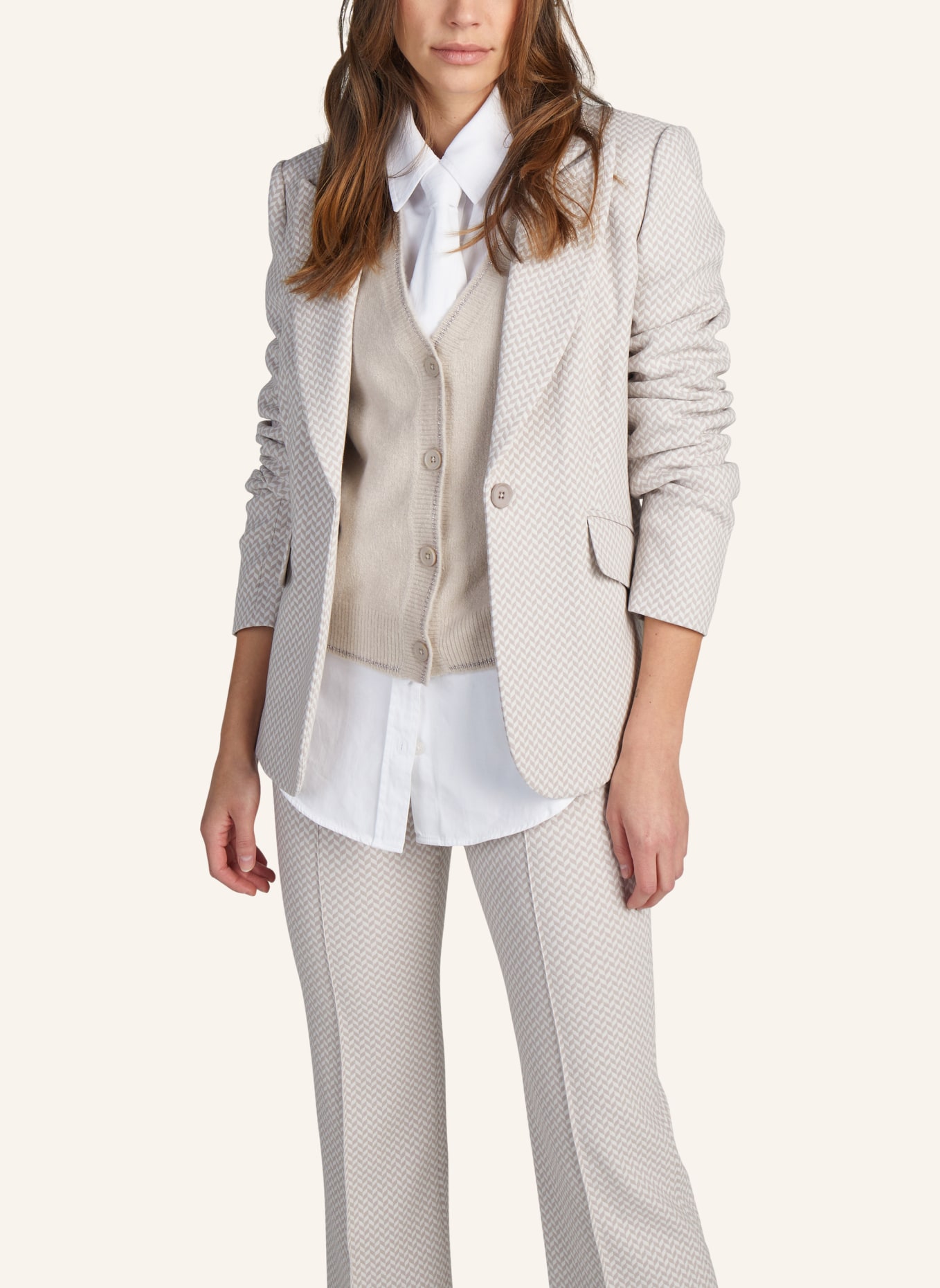 MARC AUREL Blazer, Farbe: BEIGE (Bild 3)