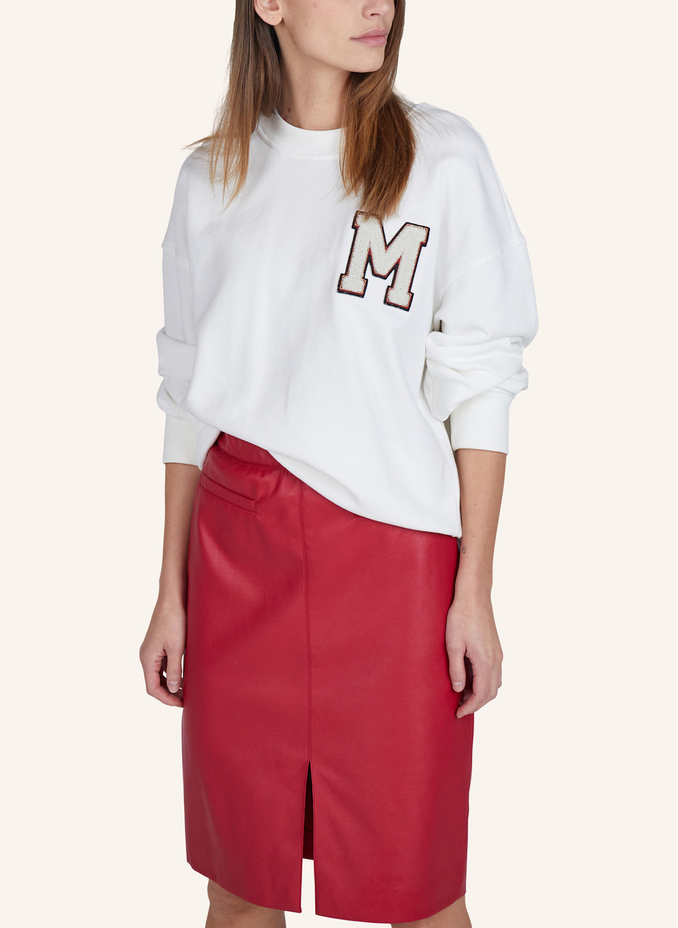 MARC AUREL Sweatshirt, Farbe: WEISS (Bild 3)