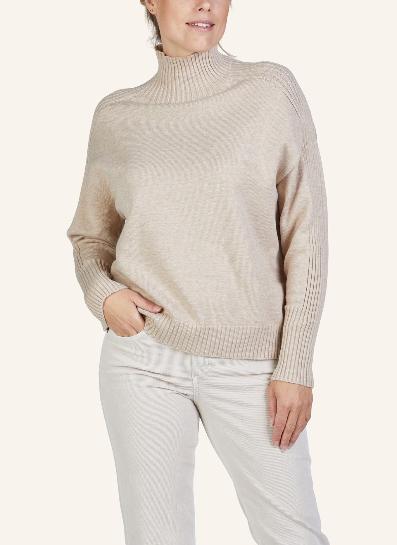 MARC AUREL Turtleneck-Pullover, Farbe: CAMEL (Bild 3)