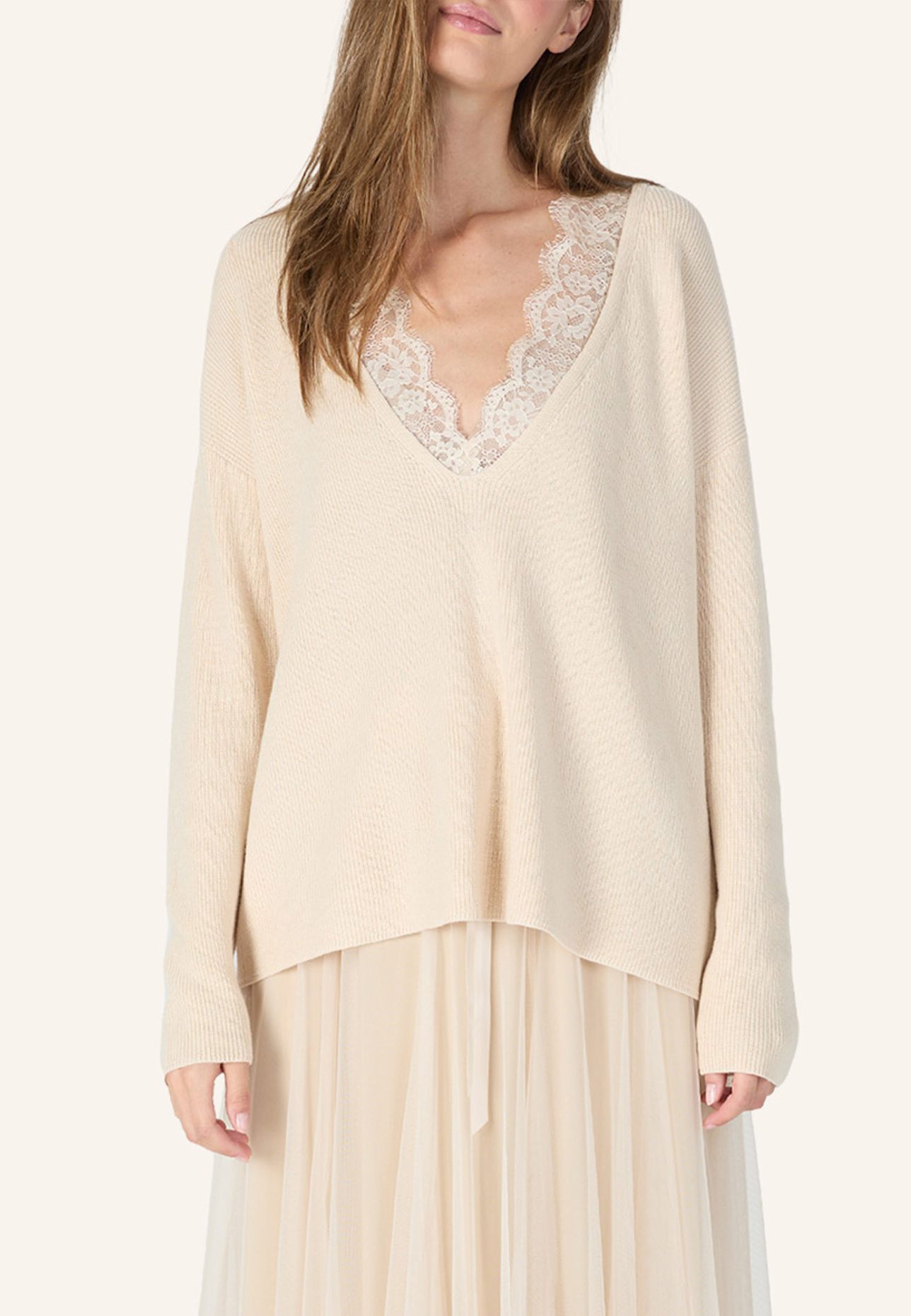 MARC AUREL Pullover, Farbe: BEIGE (Bild 3)