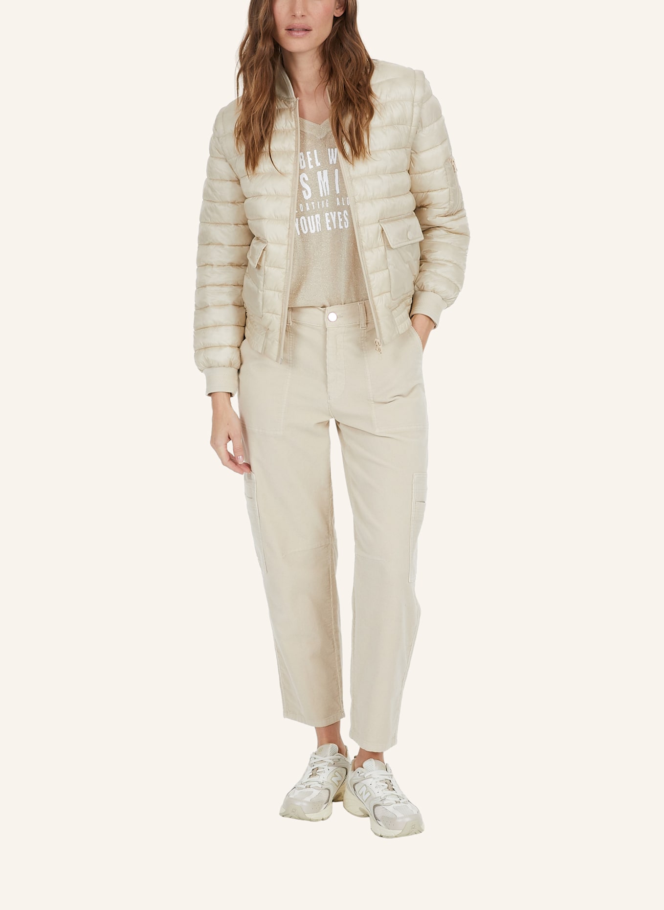 MARC AUREL Bomberjacke: BEIGE