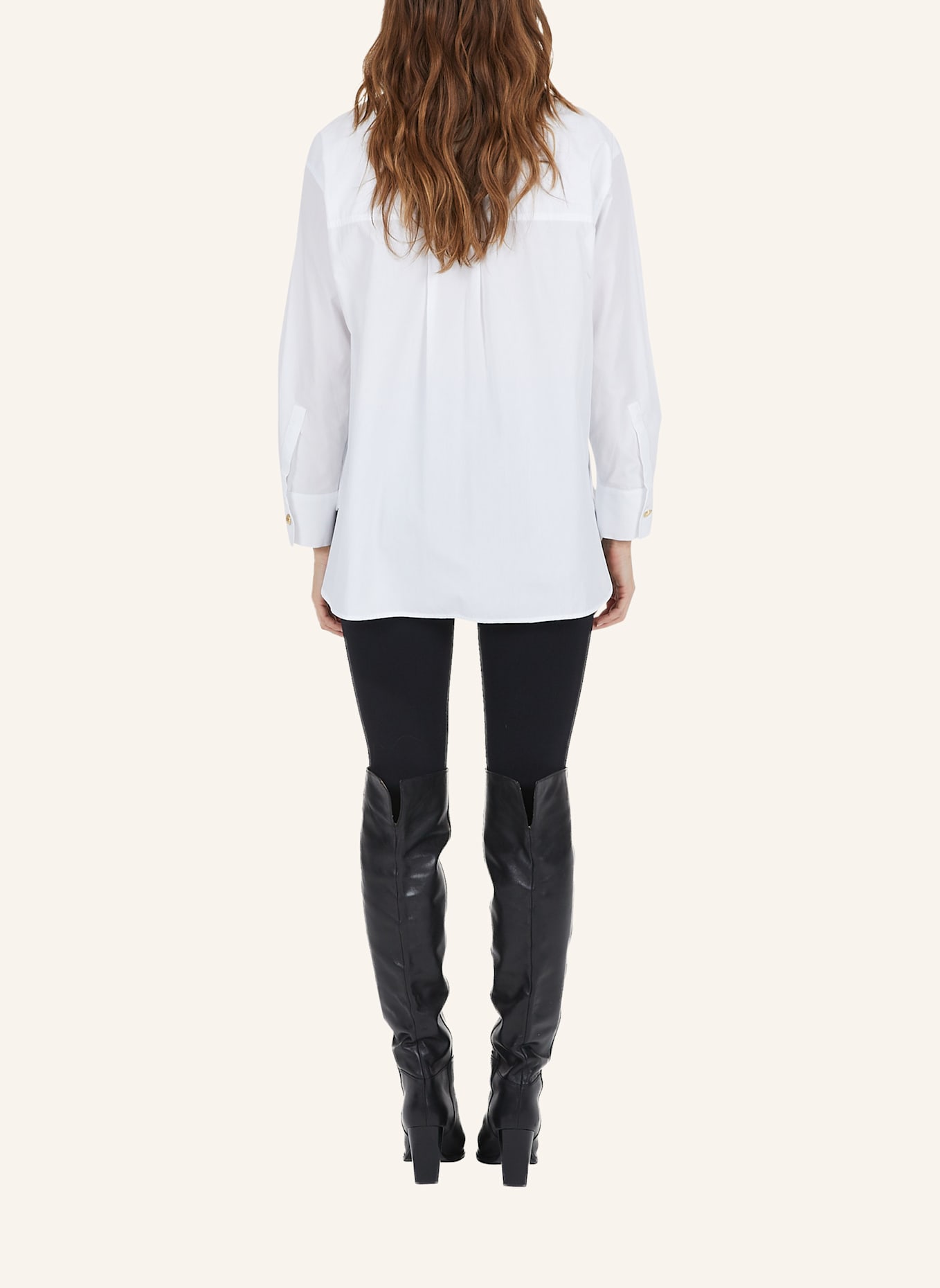 MARC AUREL Baumwollhemd: WEISS