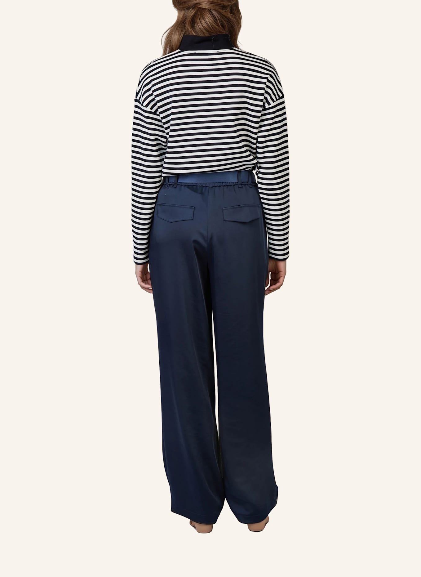 MARC AUREL Shirt: DUNKELBLAU